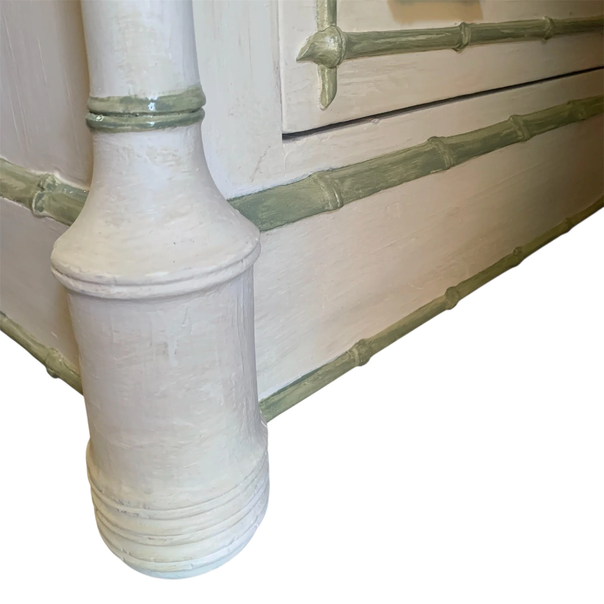 Small-Antique-French-Chest-of-Drawers-Bamboo-Mouldings (3)-detail