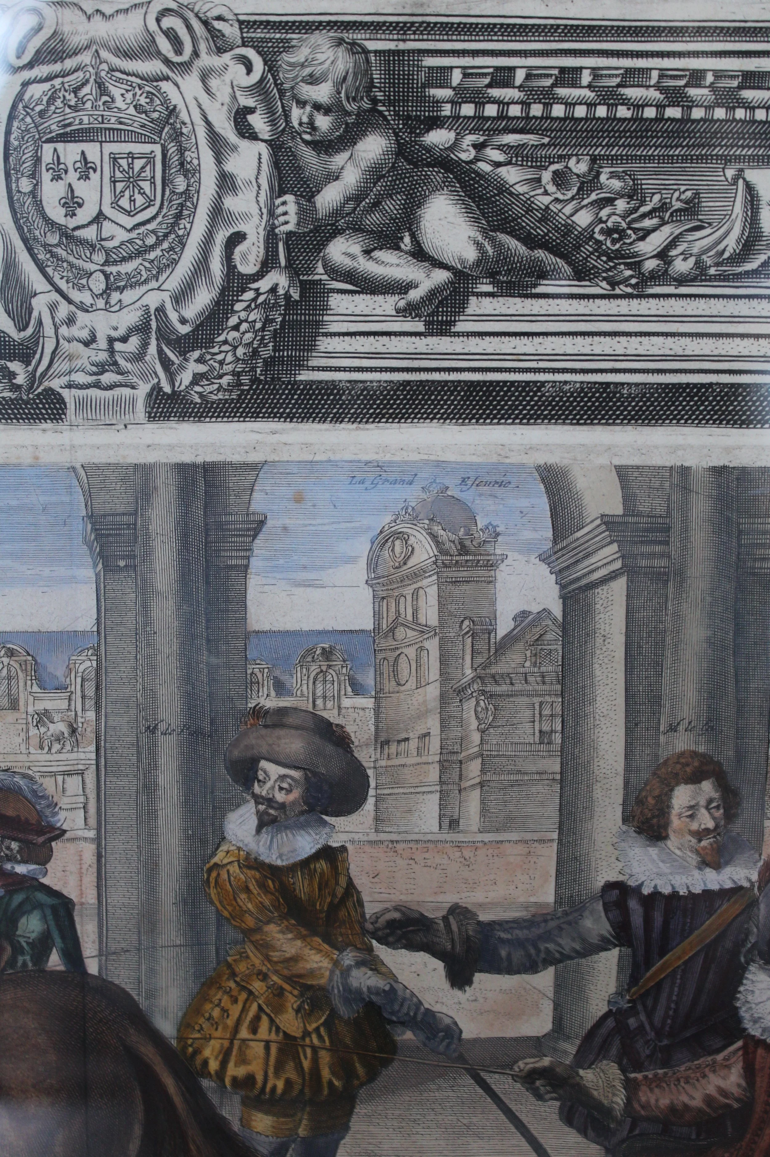 Dressage Engravings, Antoine de Pluvinel, 17th Century