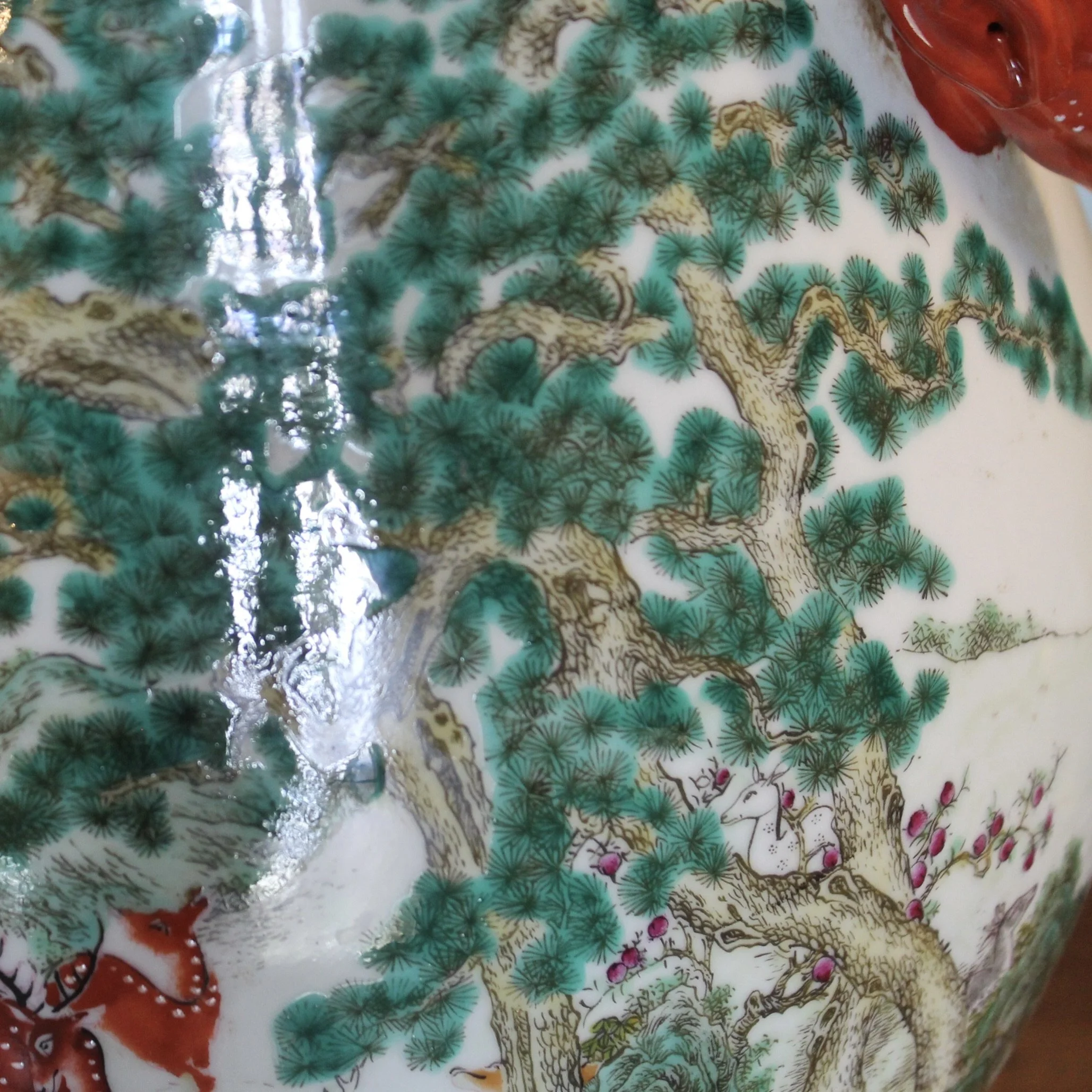 One hundred Blessings Pattern Chinese Porcelain Vase