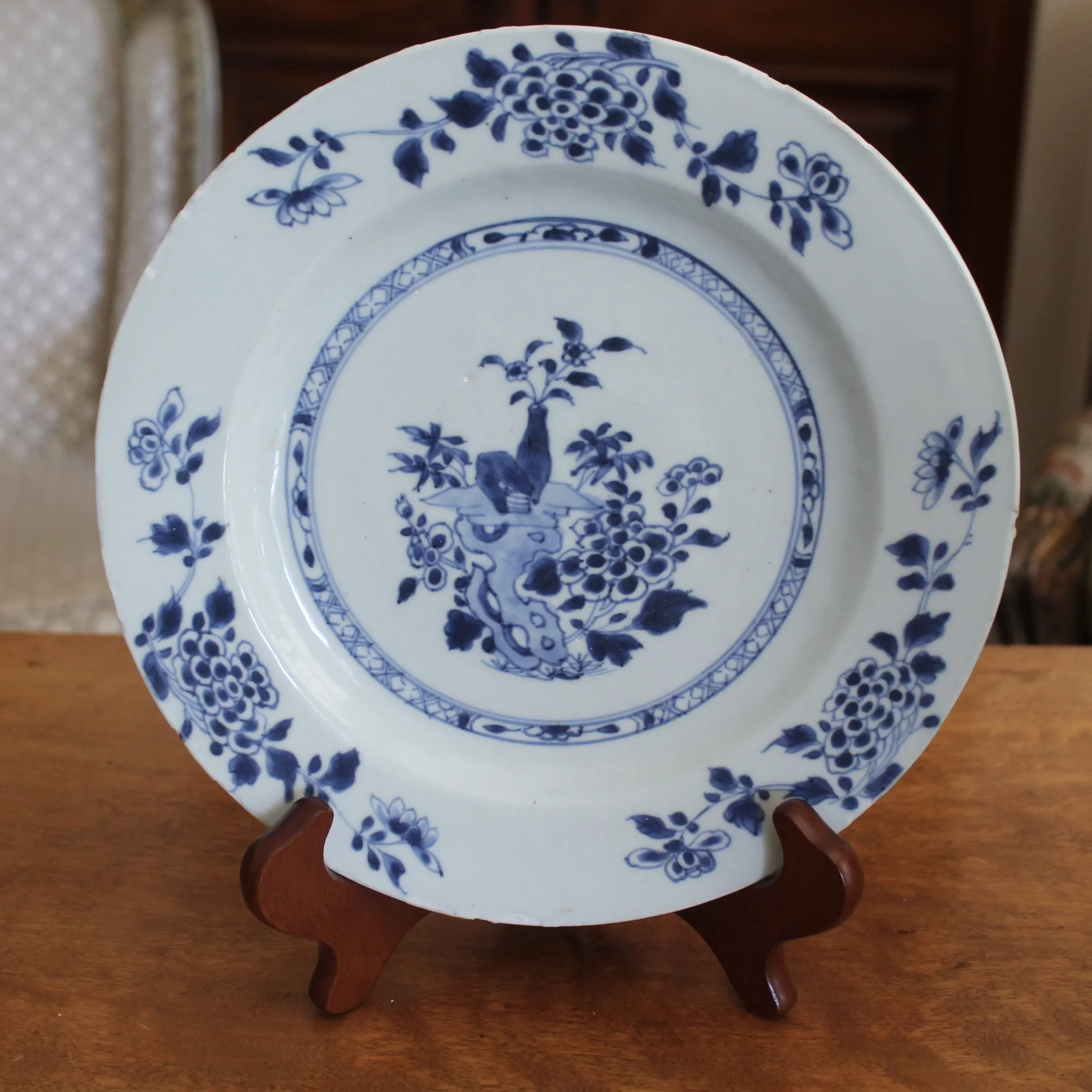 Chinese Export Porcelain Dishes, Blue and White