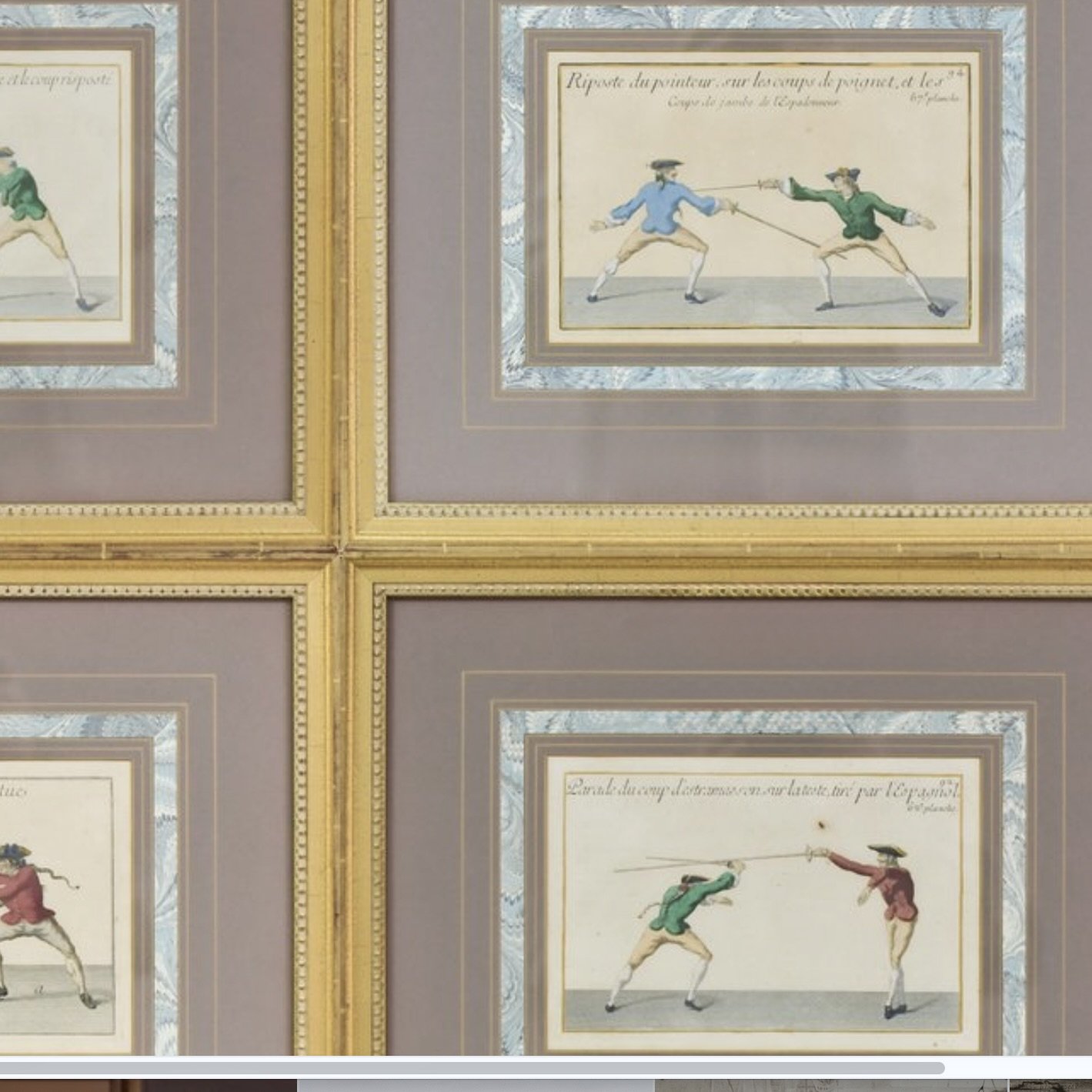 Pierre Jacques François Girard fencing engravings