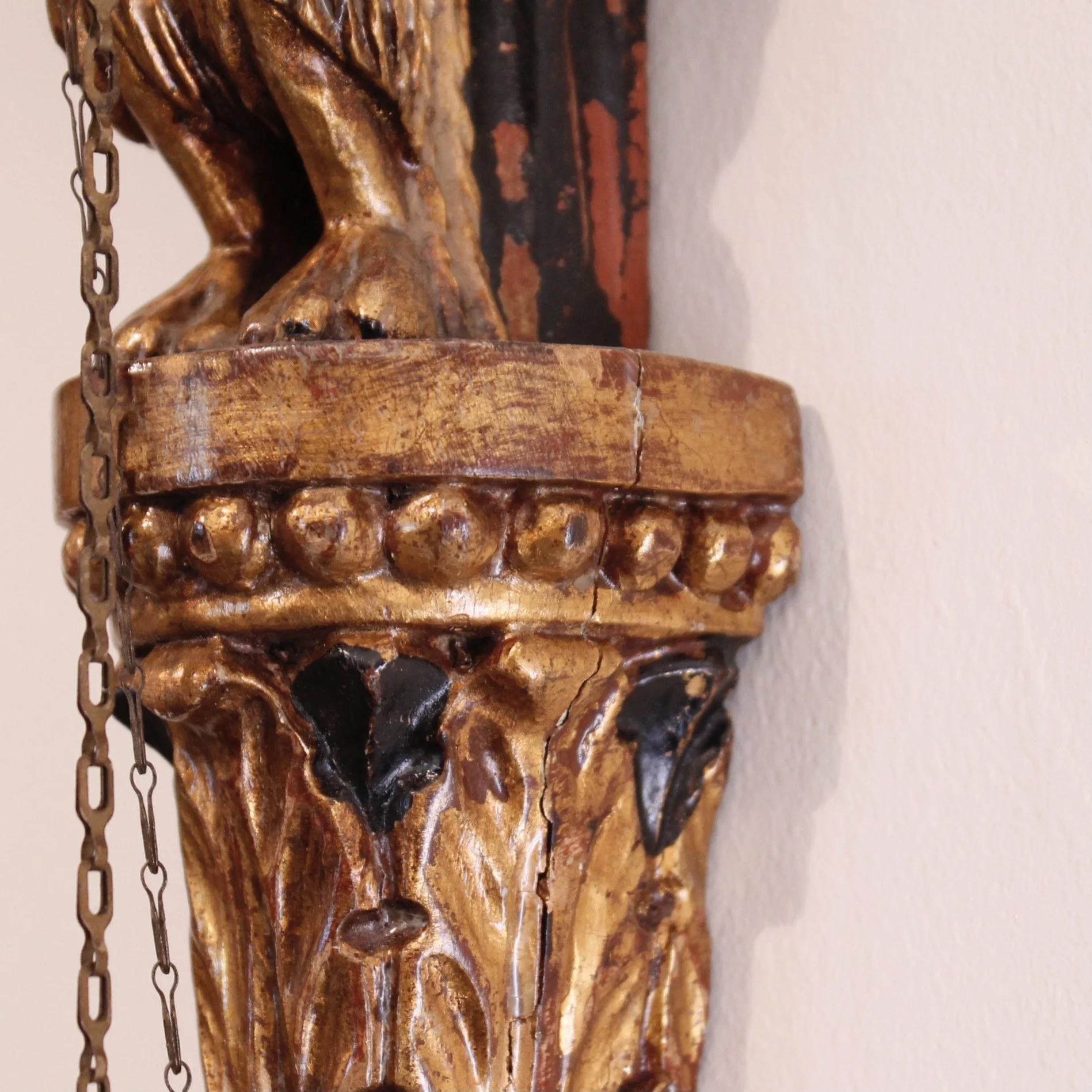 neoclassical gilt eagle sconces pair