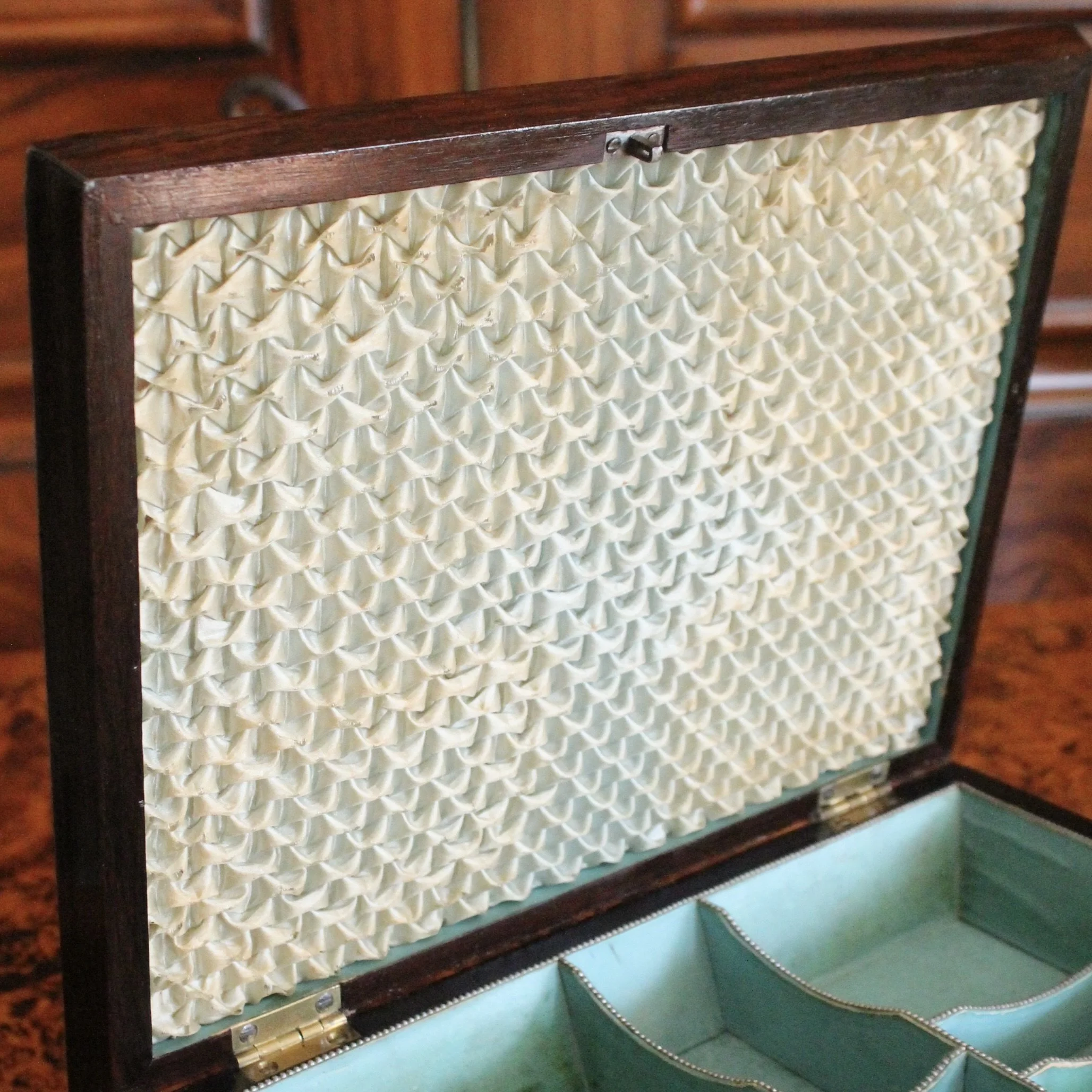 Regency Period Brass Inlaid Rosewood Box