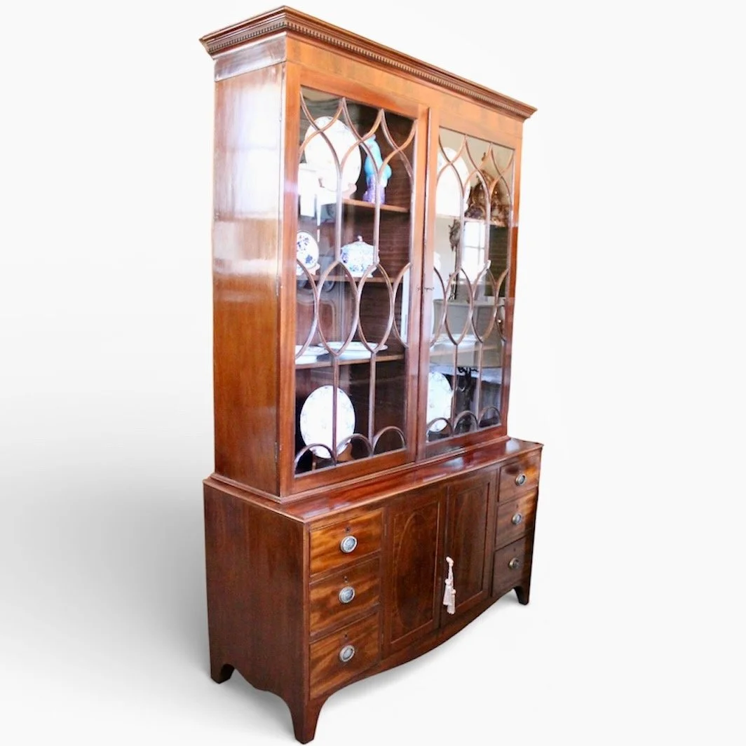 antique-Georgian-Figured-Mahogany-Glass-Front-Bookcase (1).