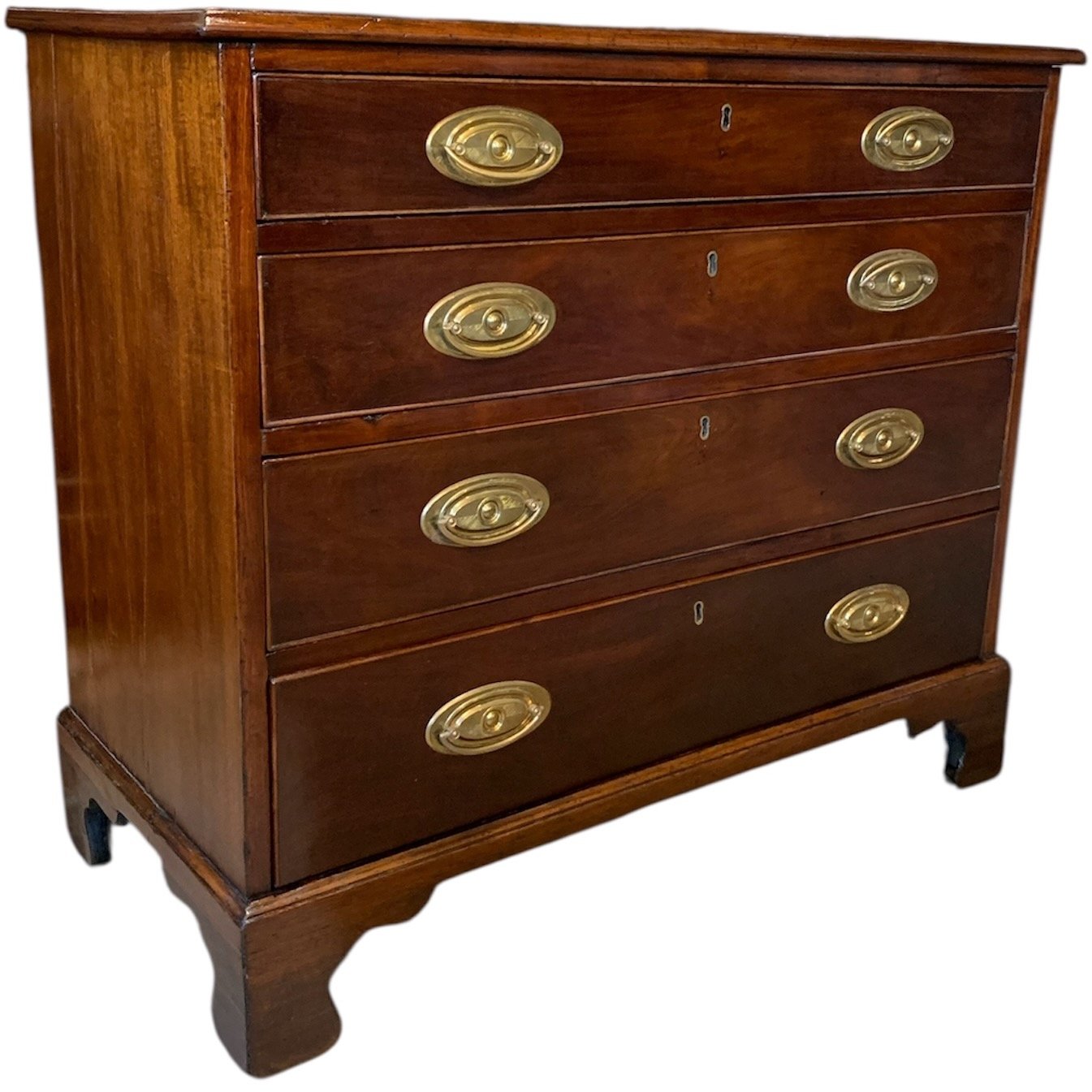 Unusually Small Georgian Mahogany Chest of Drawers