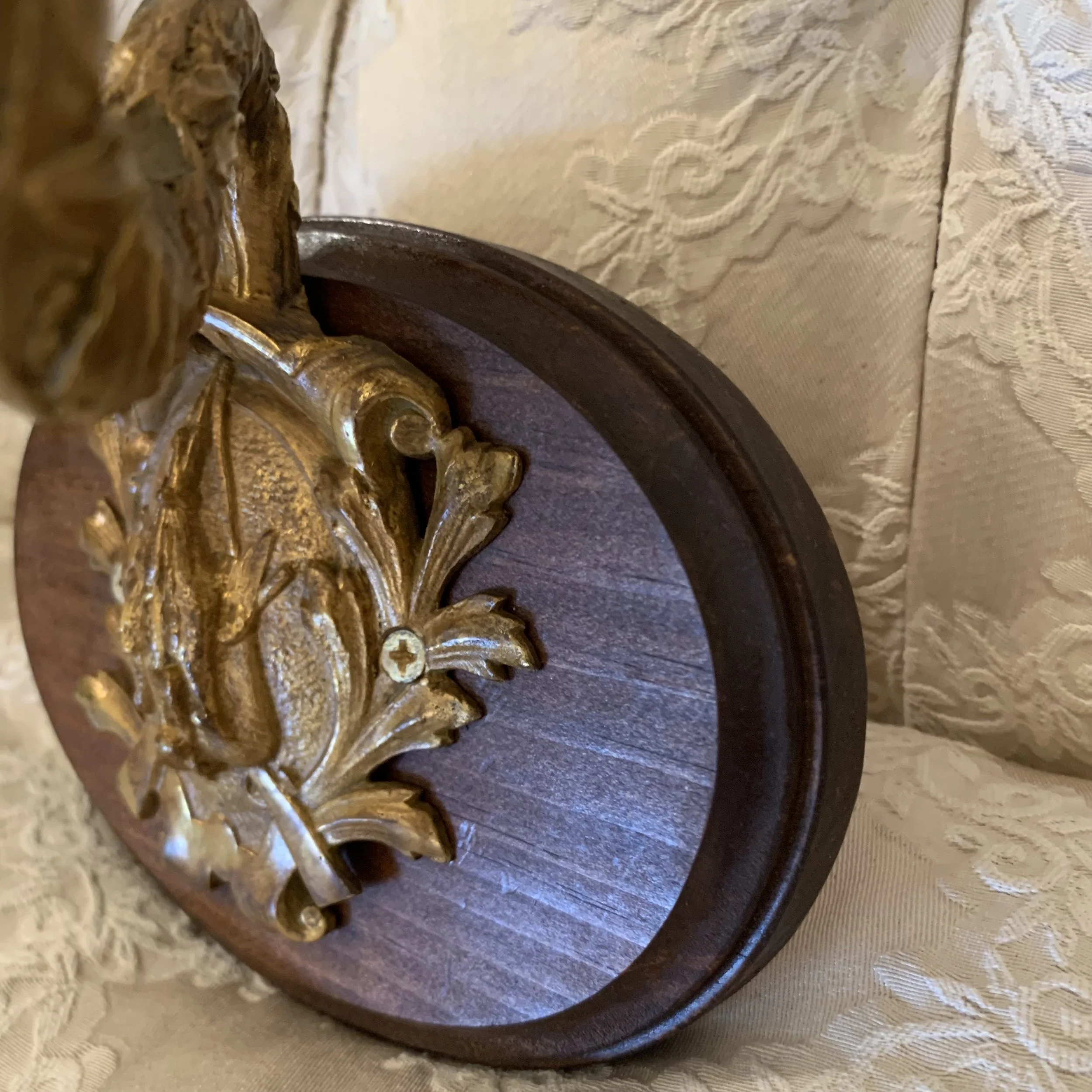 Antique French Napoleon III Gilt Bronze Sconces