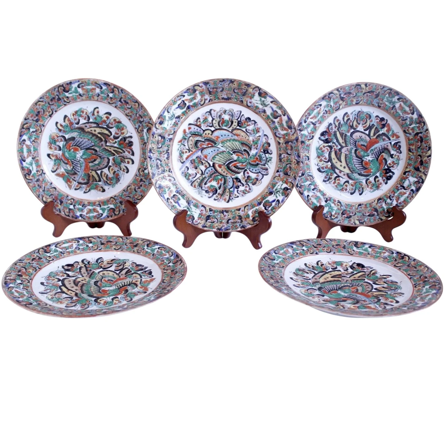 "Thousand Butterfly” Pattern Chinese Export Porcelain Plates