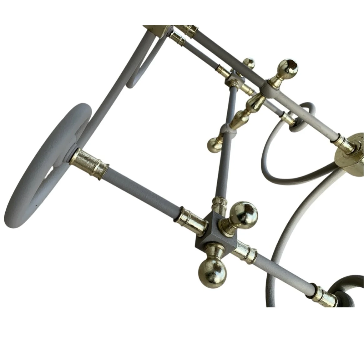 Antique French Marble Topped Pastry Table