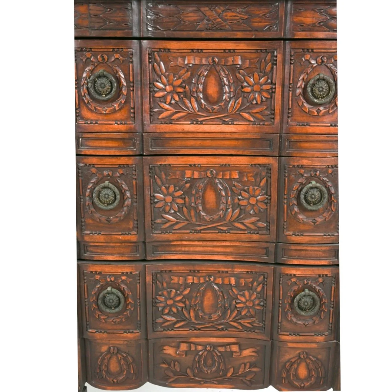 pair-of-small-Louis XVI-neoclassical-carved-walnut-commodes (8)-detail