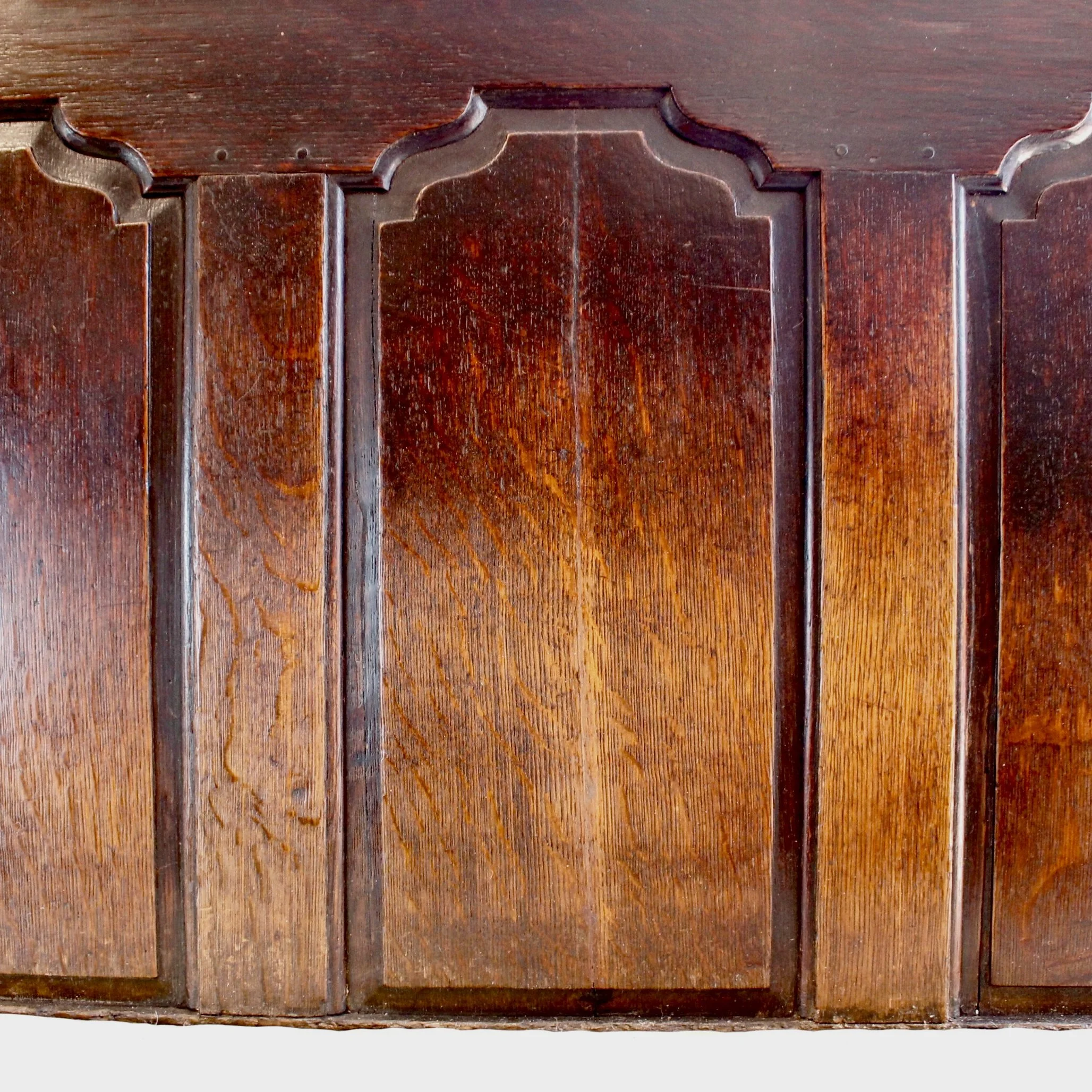 English Georgian Oak “Coachman’s” Bench