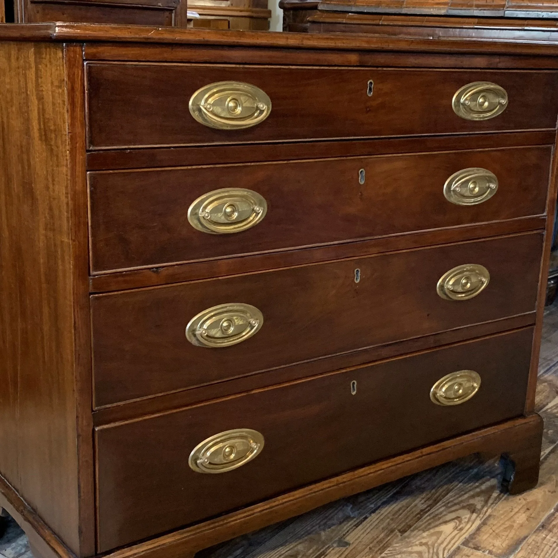 Small Georgian Mahogany Chest of Drawers