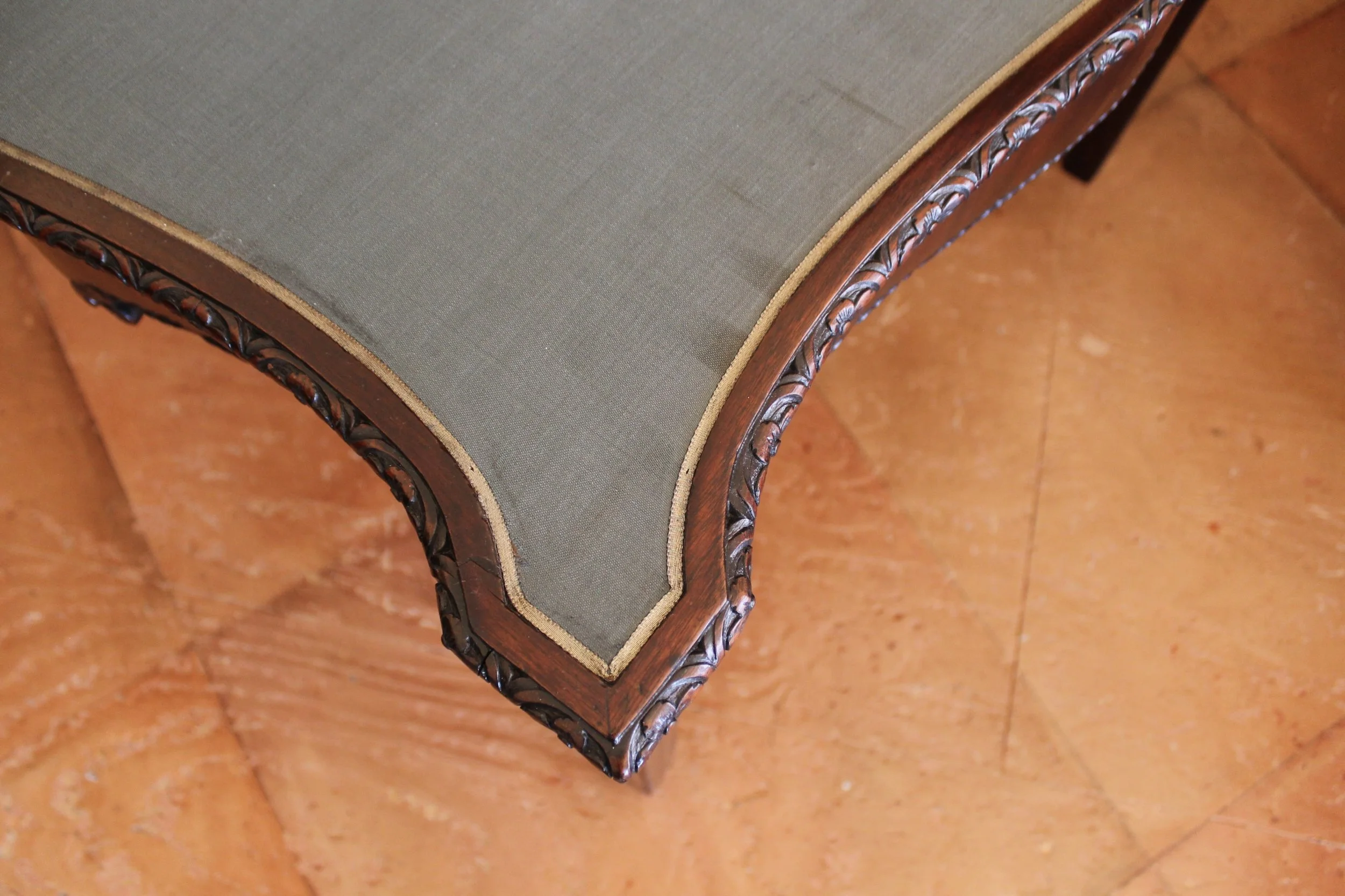 Georgian Irish Mahogany Gamer Table Side table