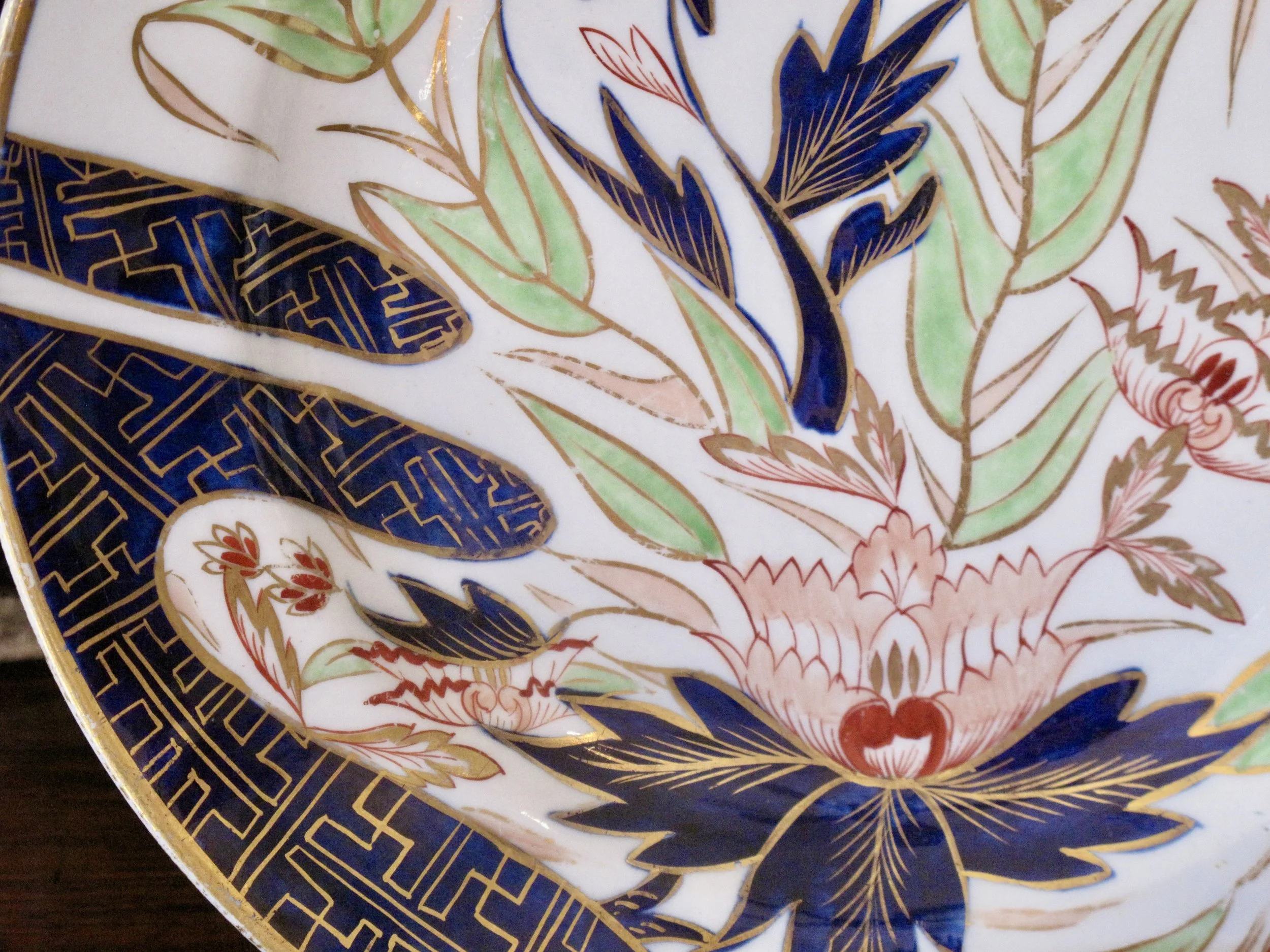 Chamberlain’s Worcester Porcelain Thumb and Finger Pattern Plate