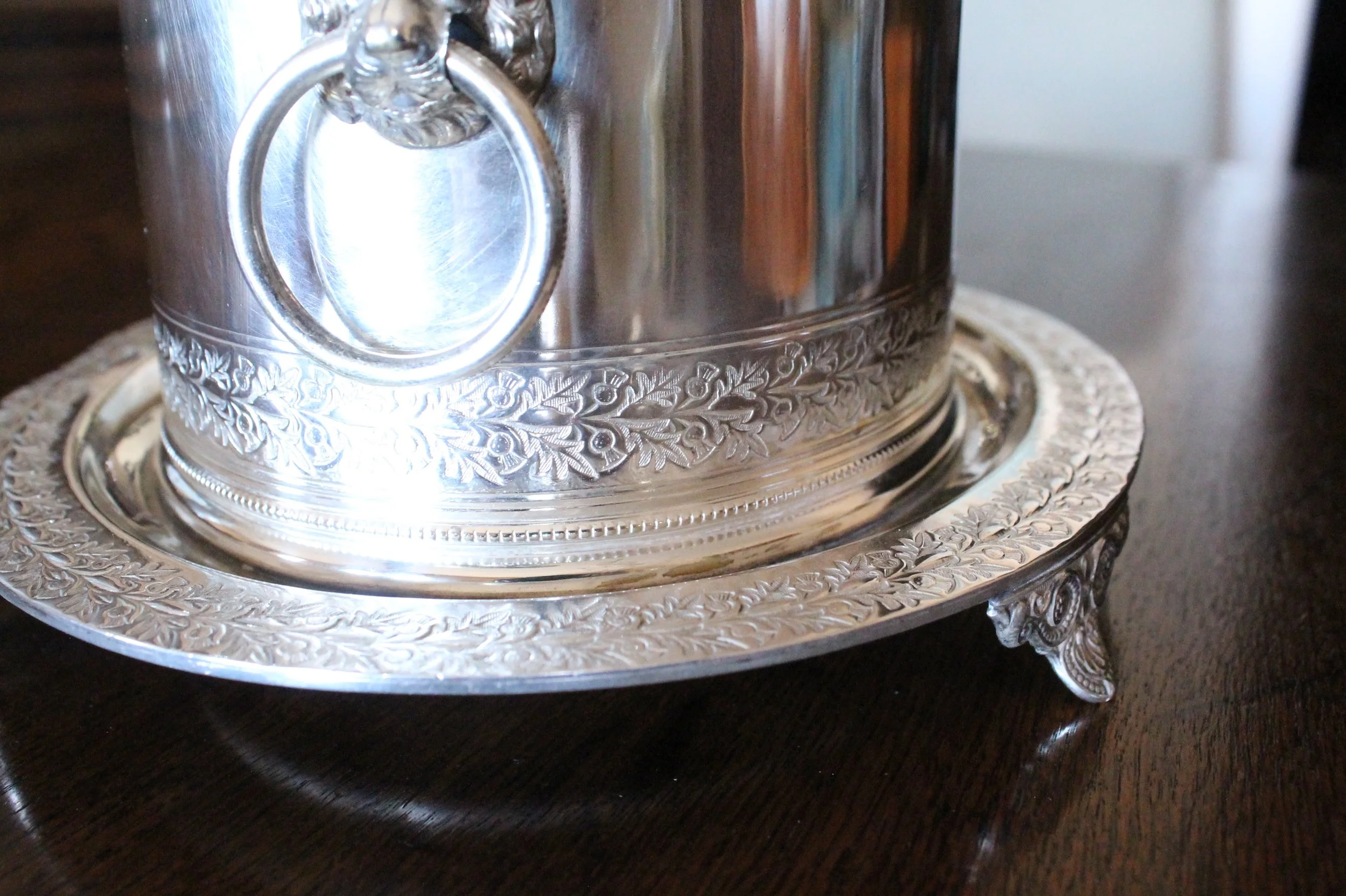 Large Silver Plate Biscuit Box Box, Mappin & Webb