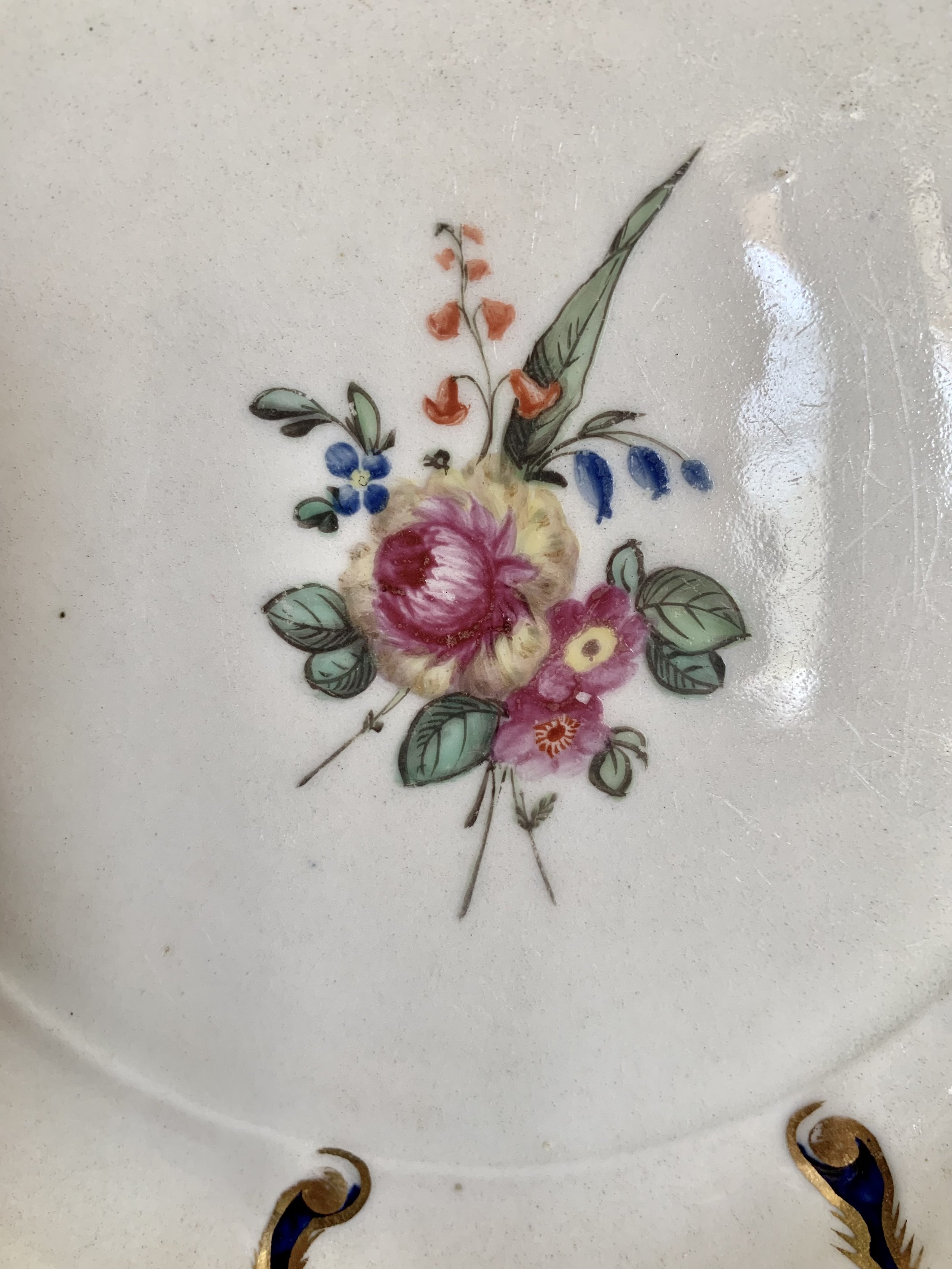 Sèvres “Feuilles de Choux” Plate