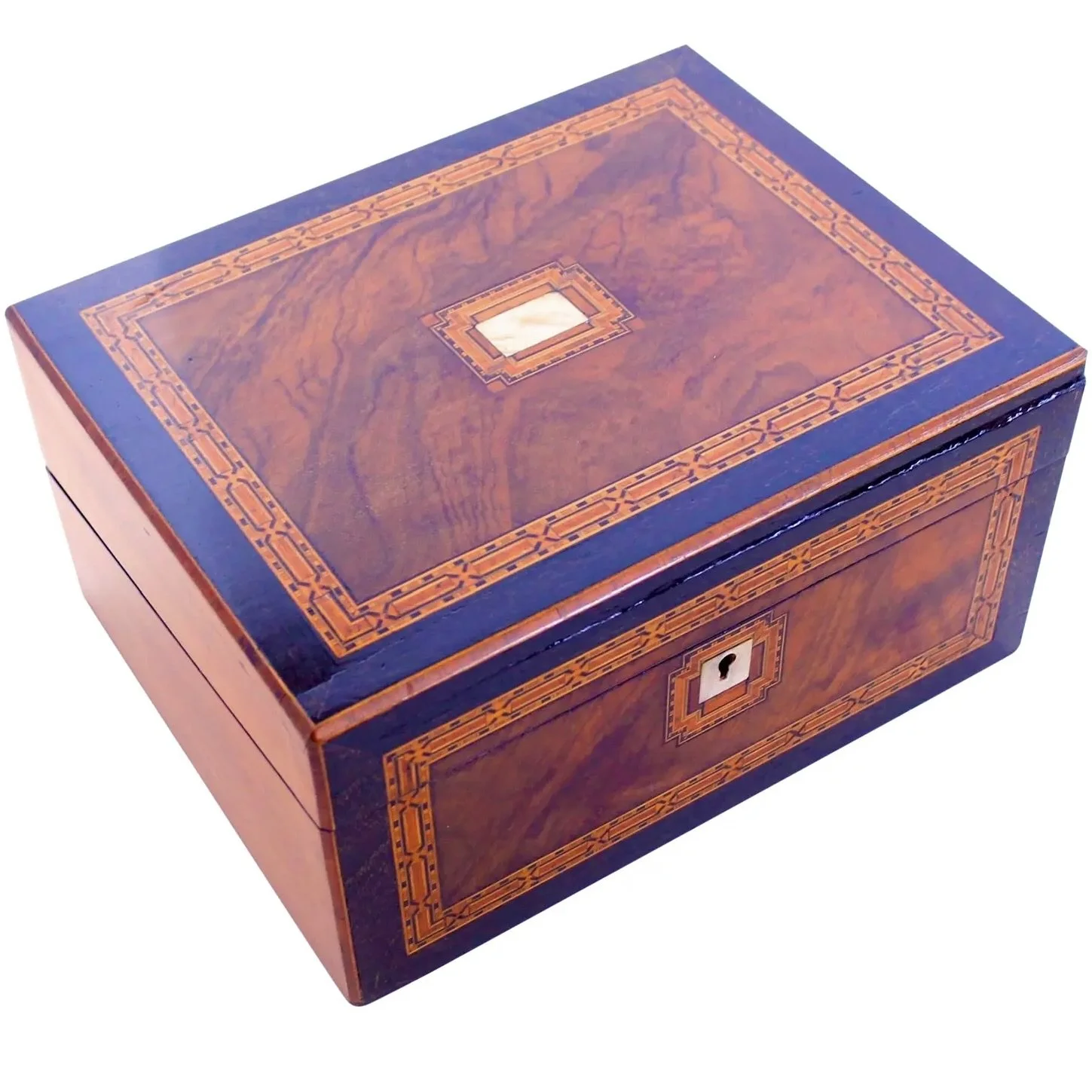 Tunbridge Ware Marquetry Lap Desk