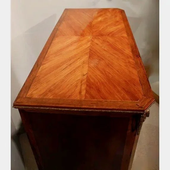 antique-French-tulipwood-marquetry-French-glass-front-cabinet (7)