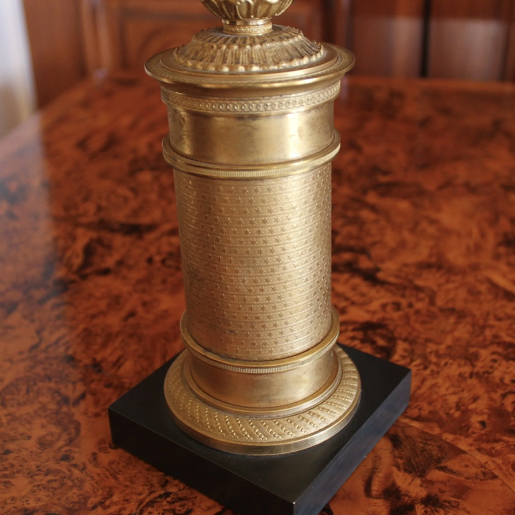 Continental Gilt Figural Neoclassical Candelabra