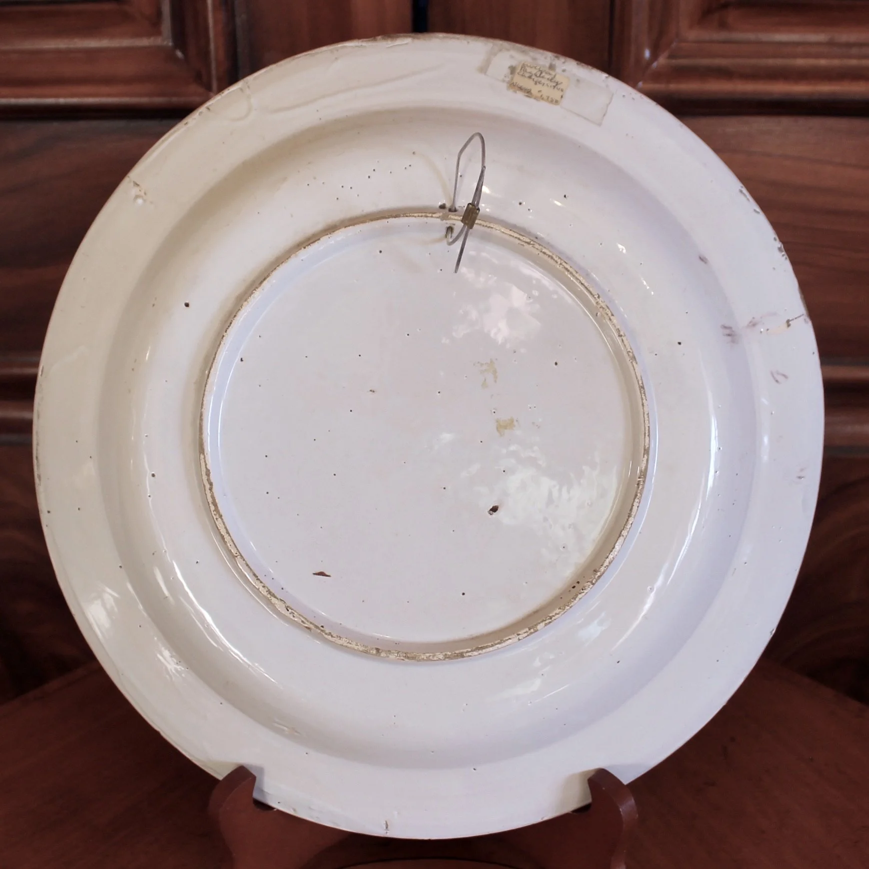 English Fazackerley Delftware Charger- 18th Century Liverpool