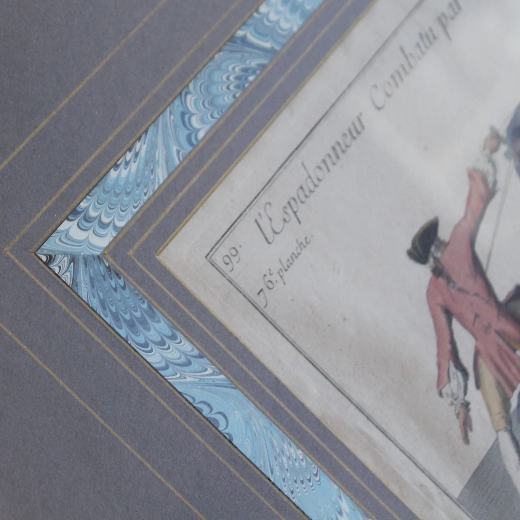 Pierre Jacques François Girard fencing engravings