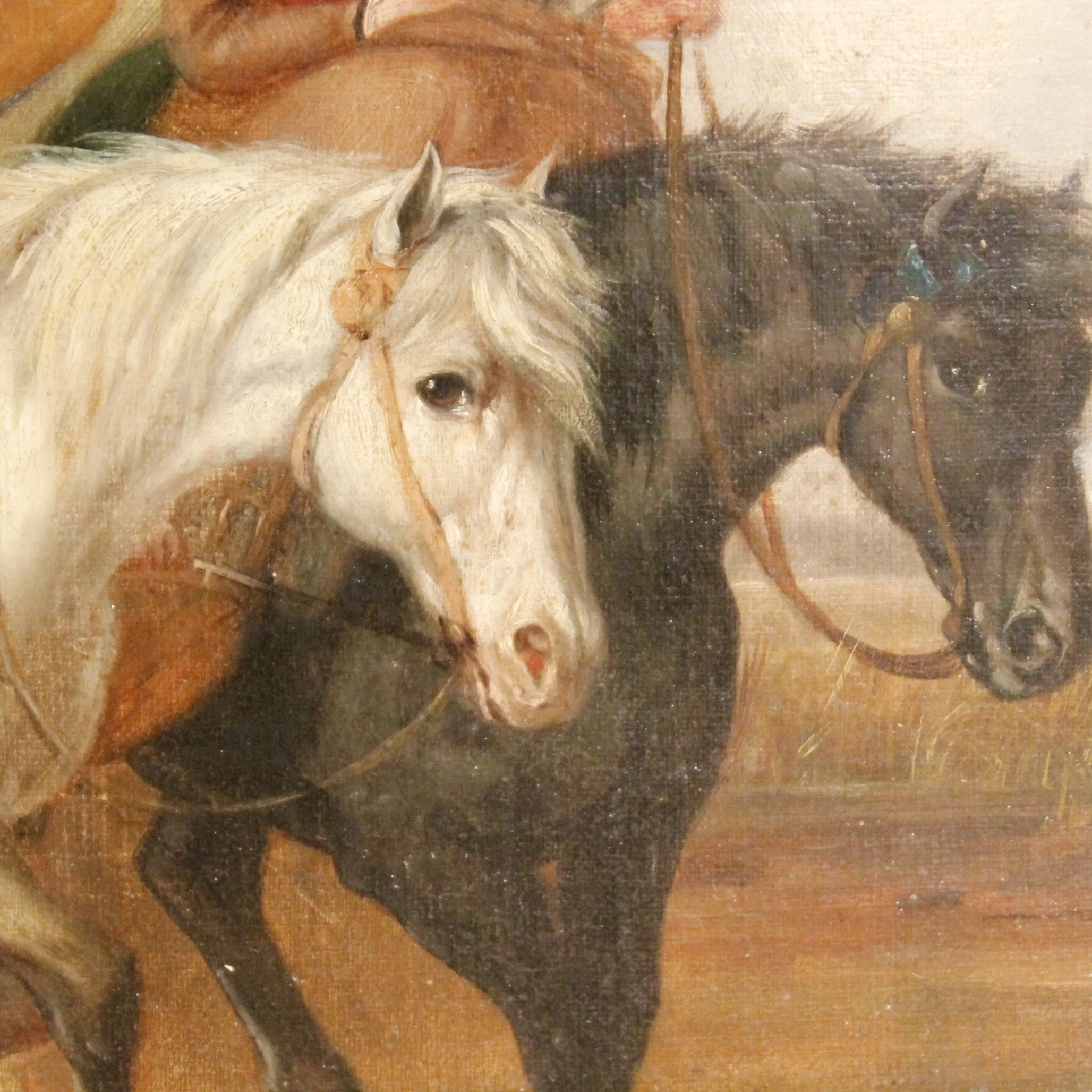 English Landscape Painting with Horses, after Callcott