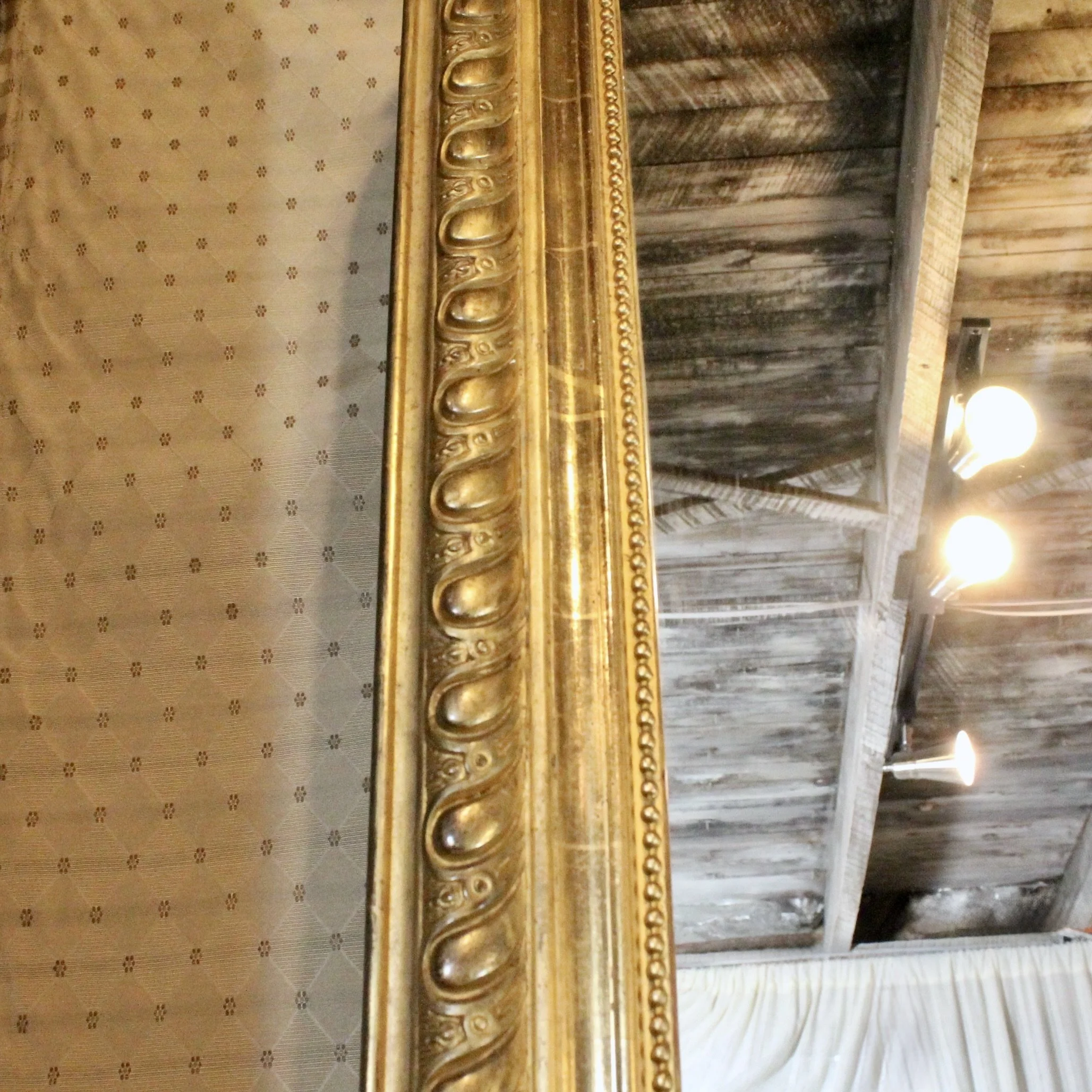 Louis Phillipe Giltwood Camel Back Rococo Crested Pier Mirror