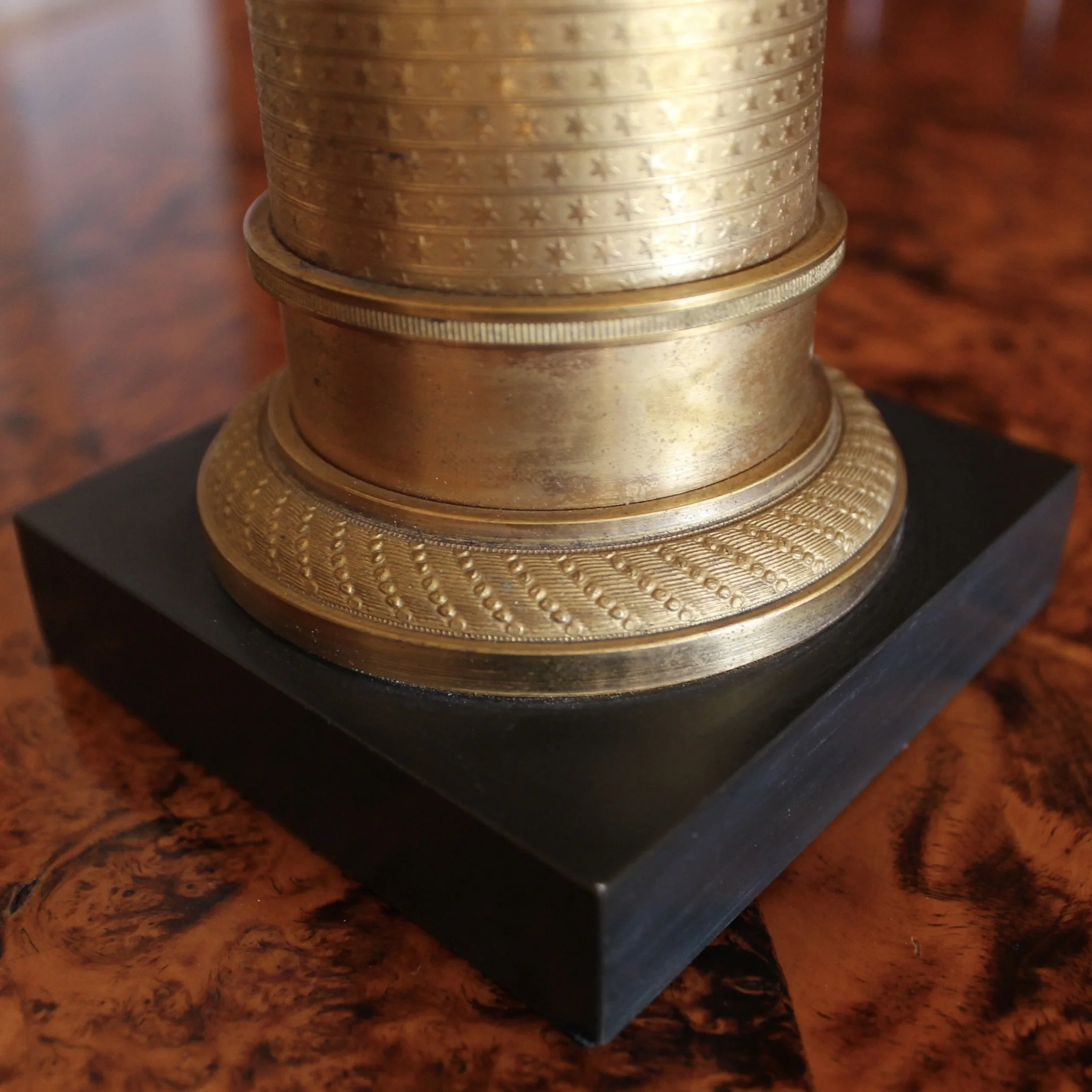 Continental Gilt Figural Neoclassical Candelabra