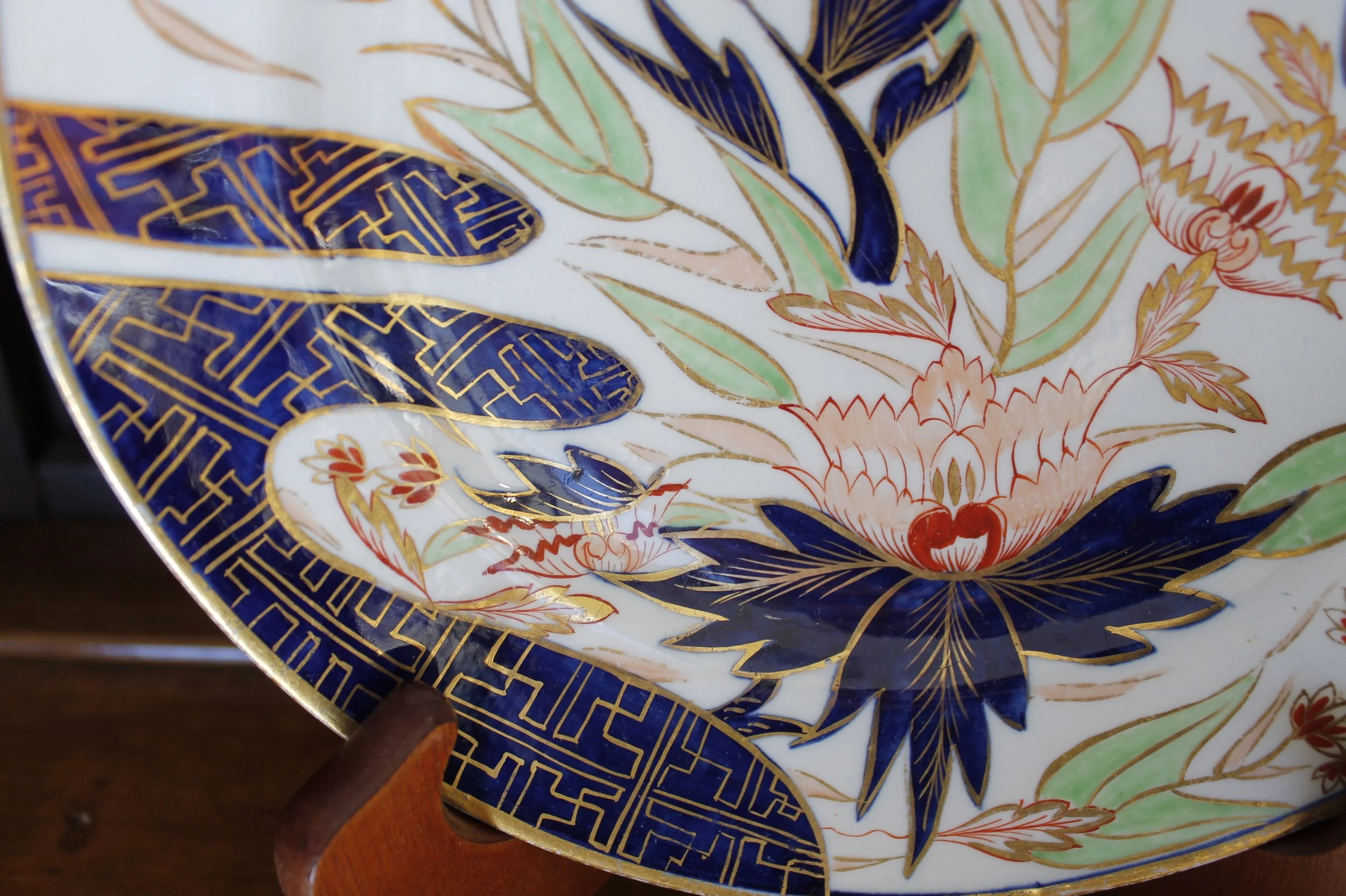 Chamberlain’s Worcester Porcelain Thumb and Finger Pattern Plate