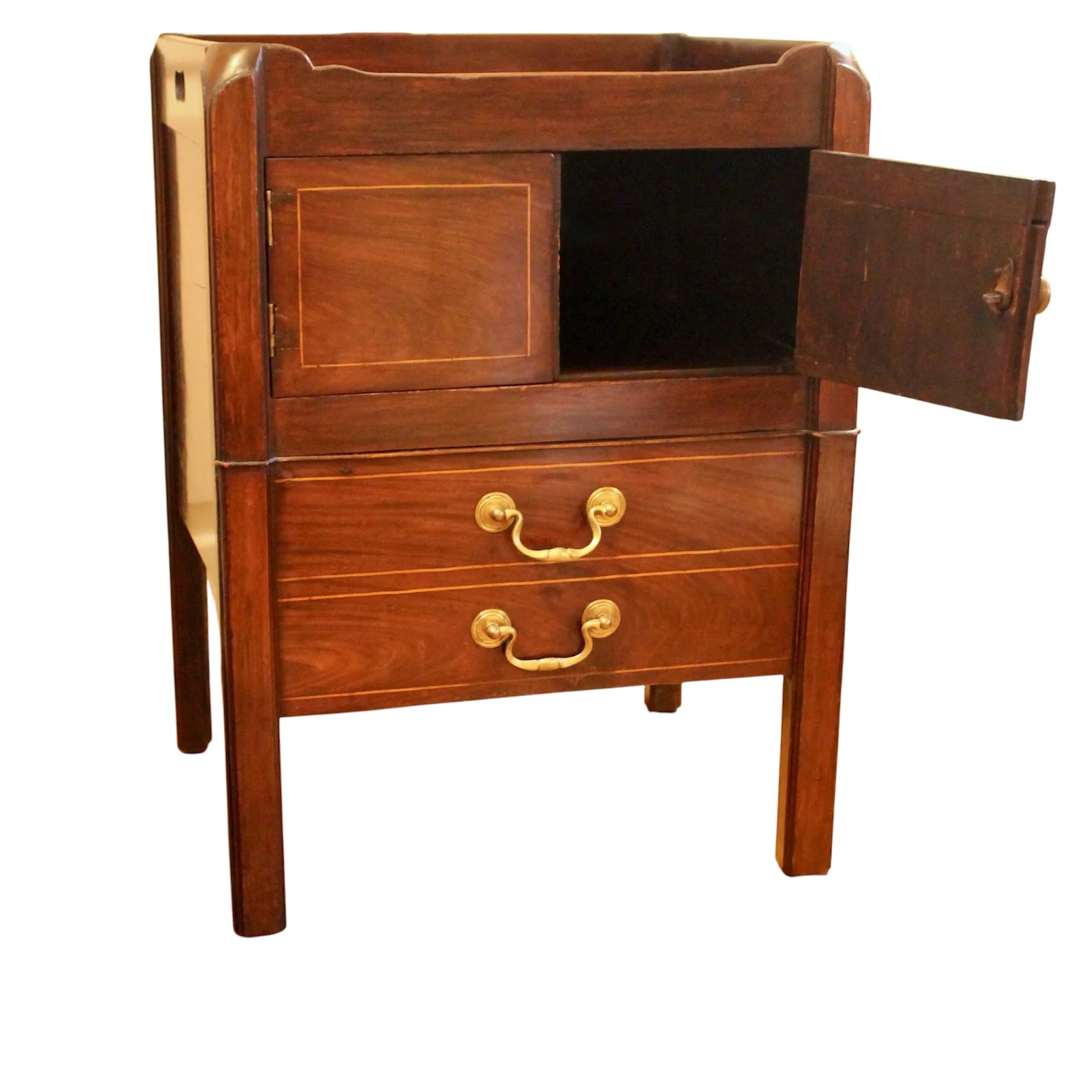 Georgian Pot Cupboard Side Table