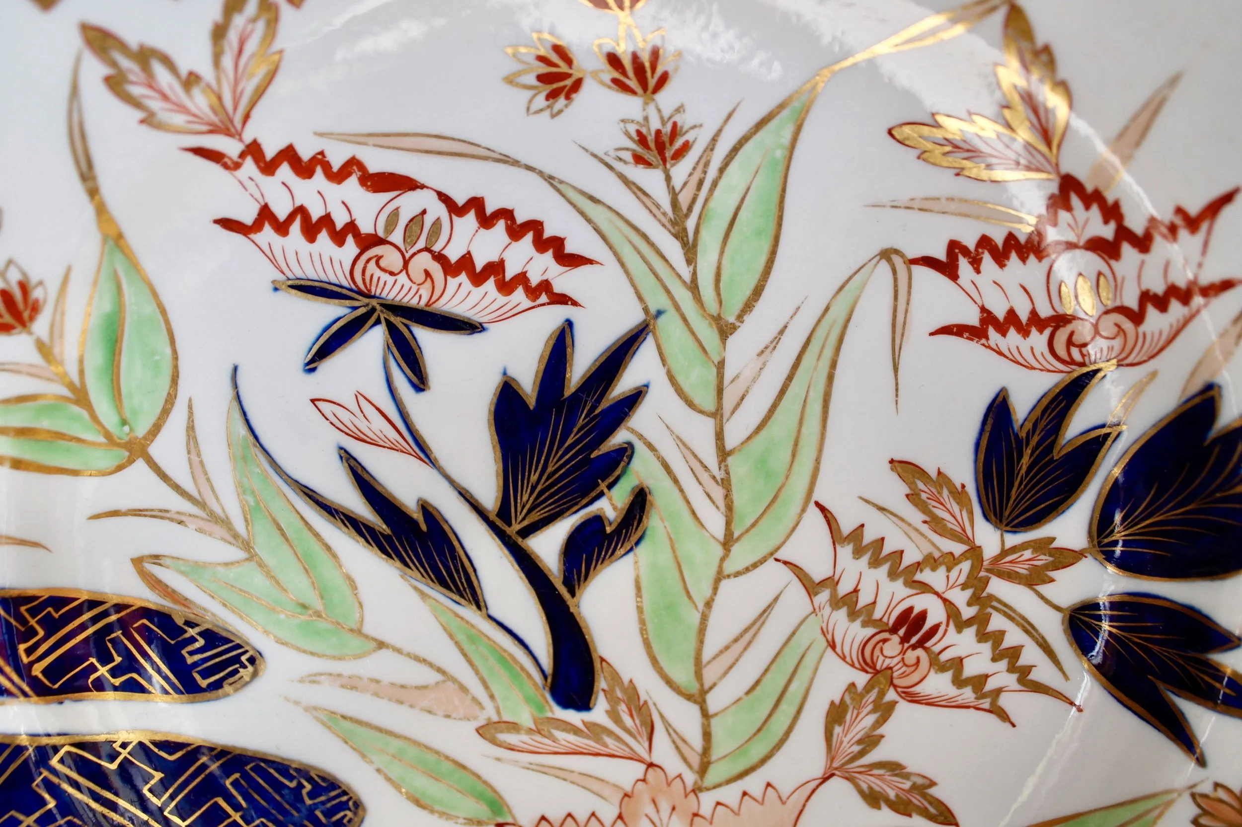 Chamberlain’s Worcester Porcelain Thumb and Finger Pattern Plate