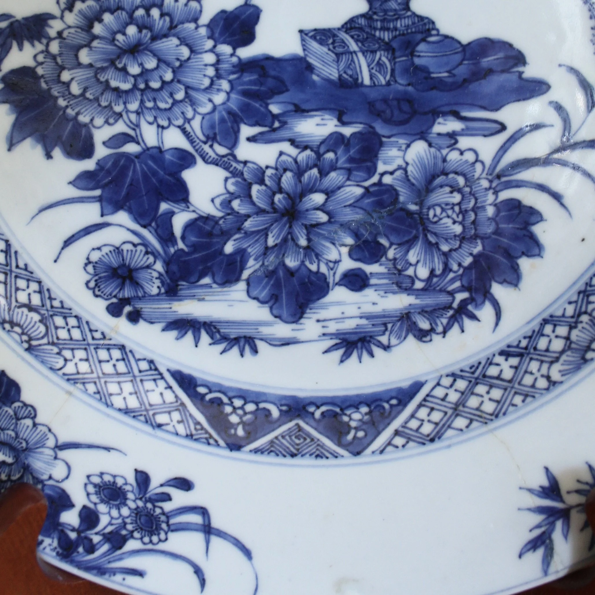 Chinese Export Porcelain Dishes, Blue and White