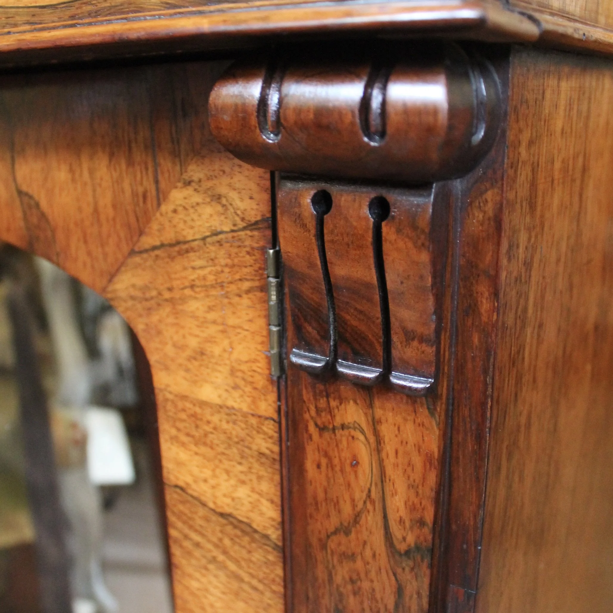 English Regency Georgian Rosewood Chiffonier Cabinet
