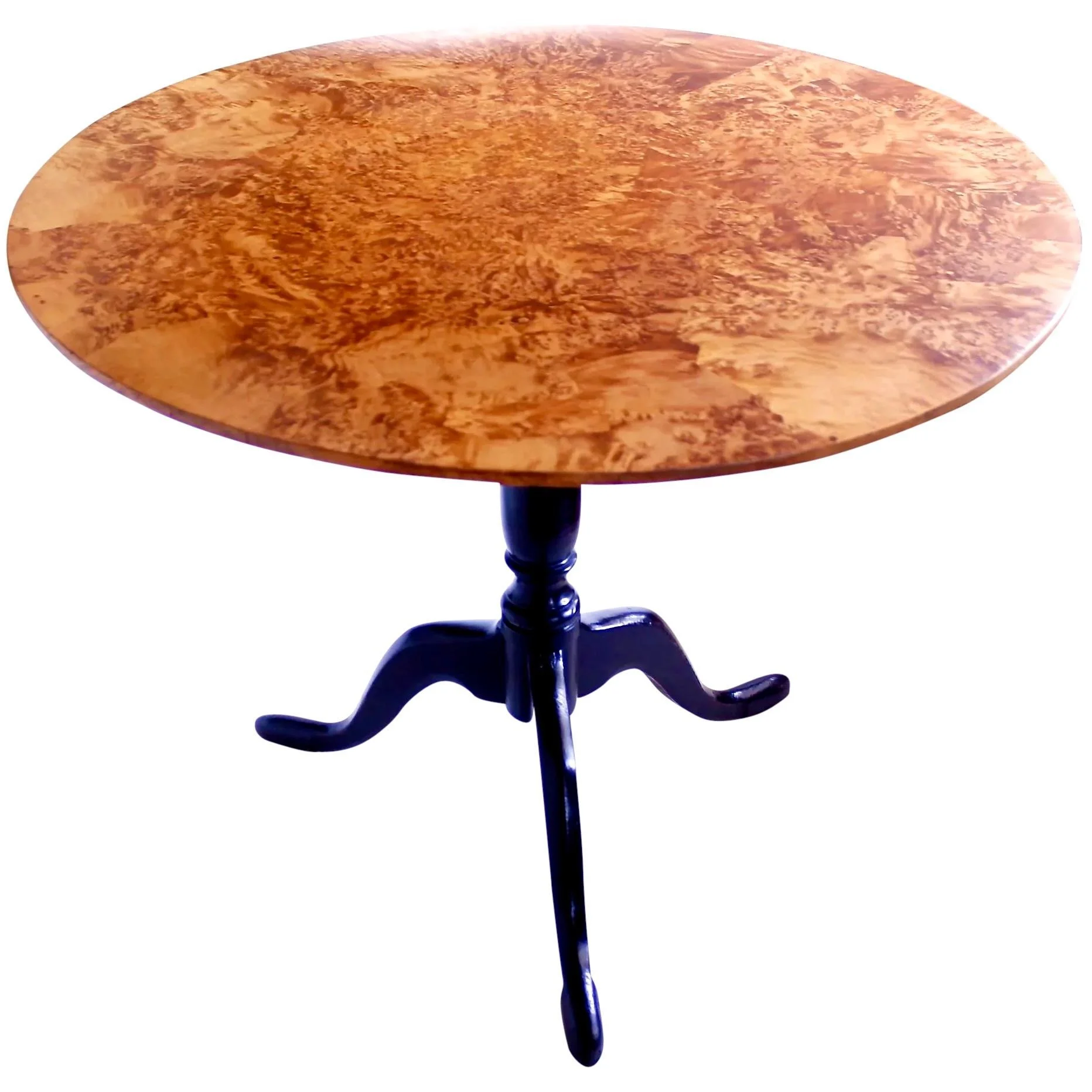 Swedish-Burl-Wood-Round-Tilt-Top-Table-Late-18th-century