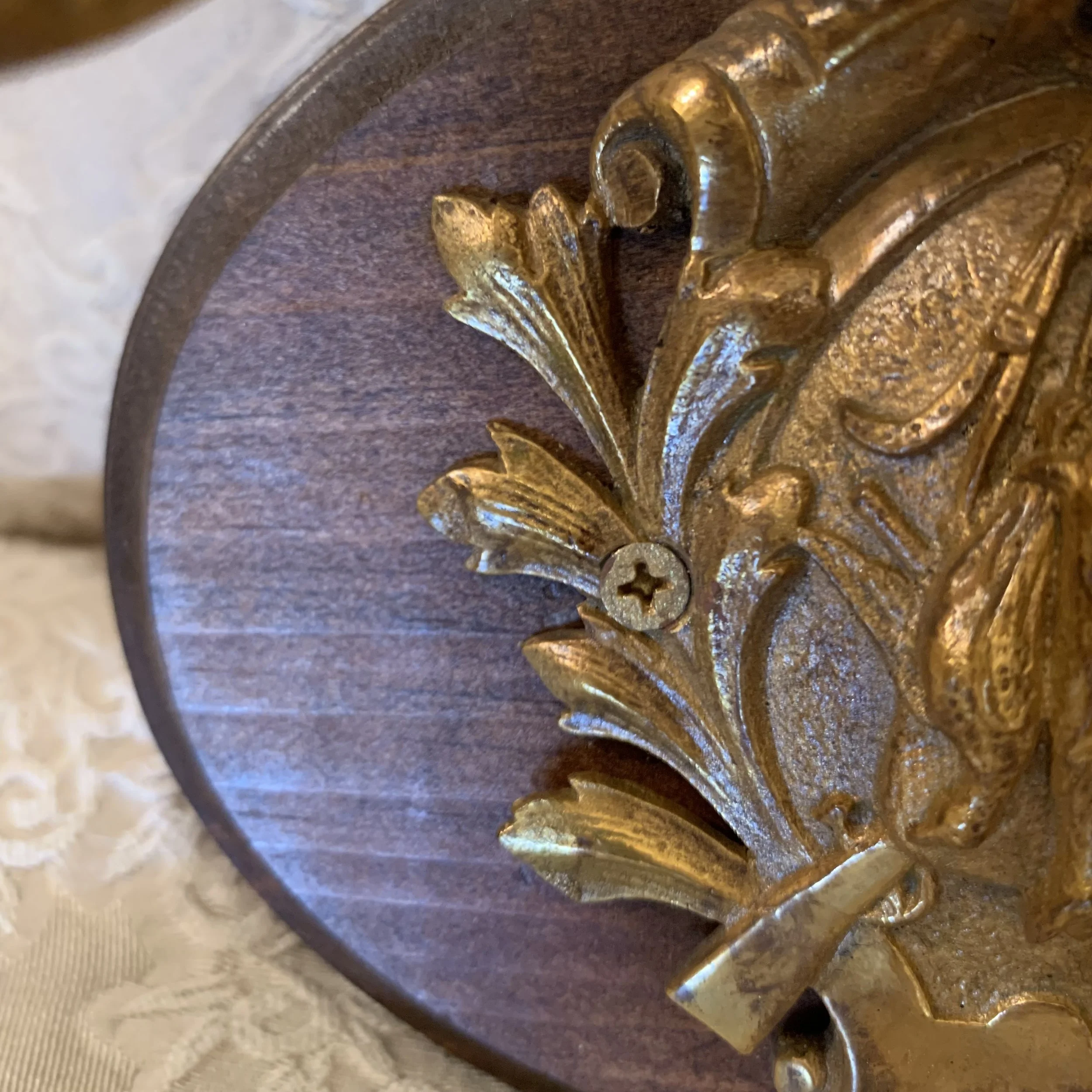Antique French Napoleon III Gilt Bronze Sconces