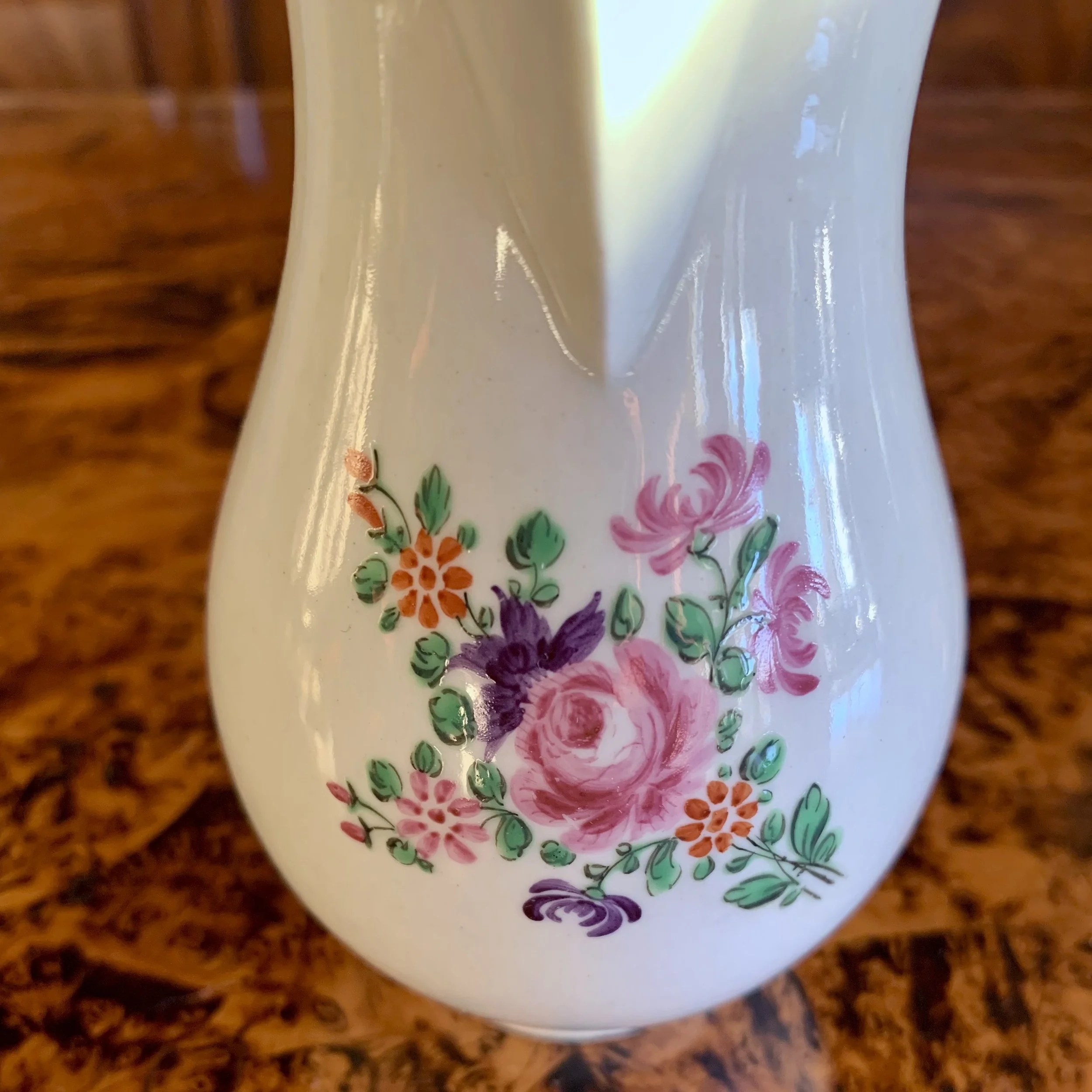 English Derby Chinese Export Porcelain Cream Pitcher