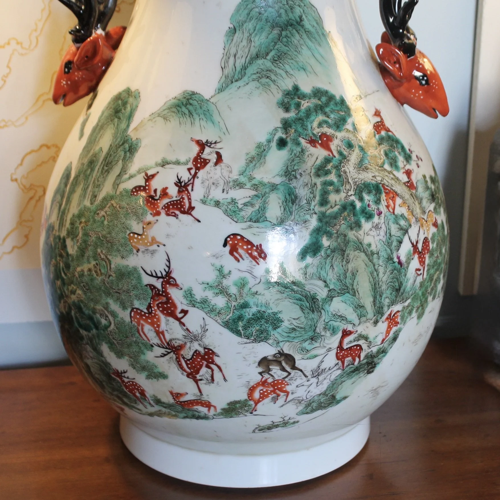 One hundred Blessings Pattern Chinese Porcelain Vase