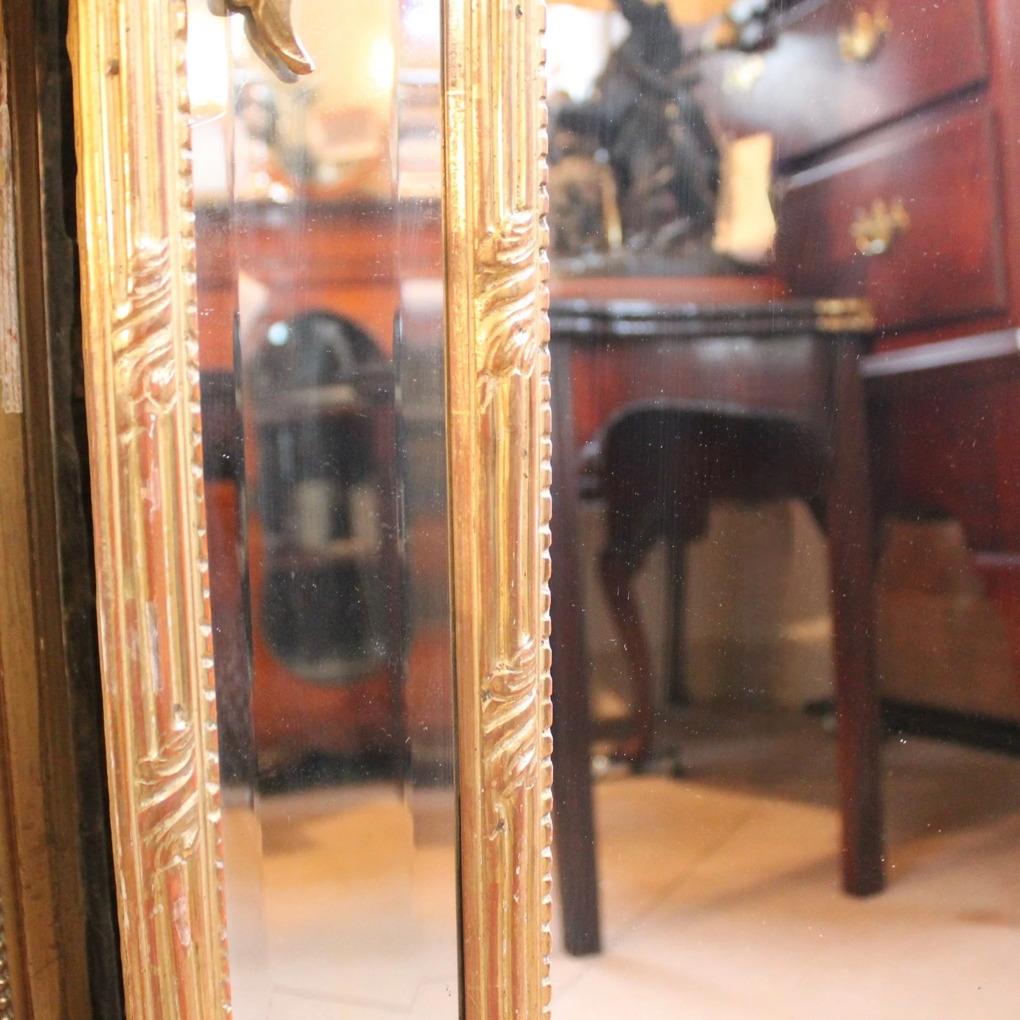 Continental-Giltwood-Louis-XV-Rococo-Overmantel-Or-Pier-Mirror (12)-side