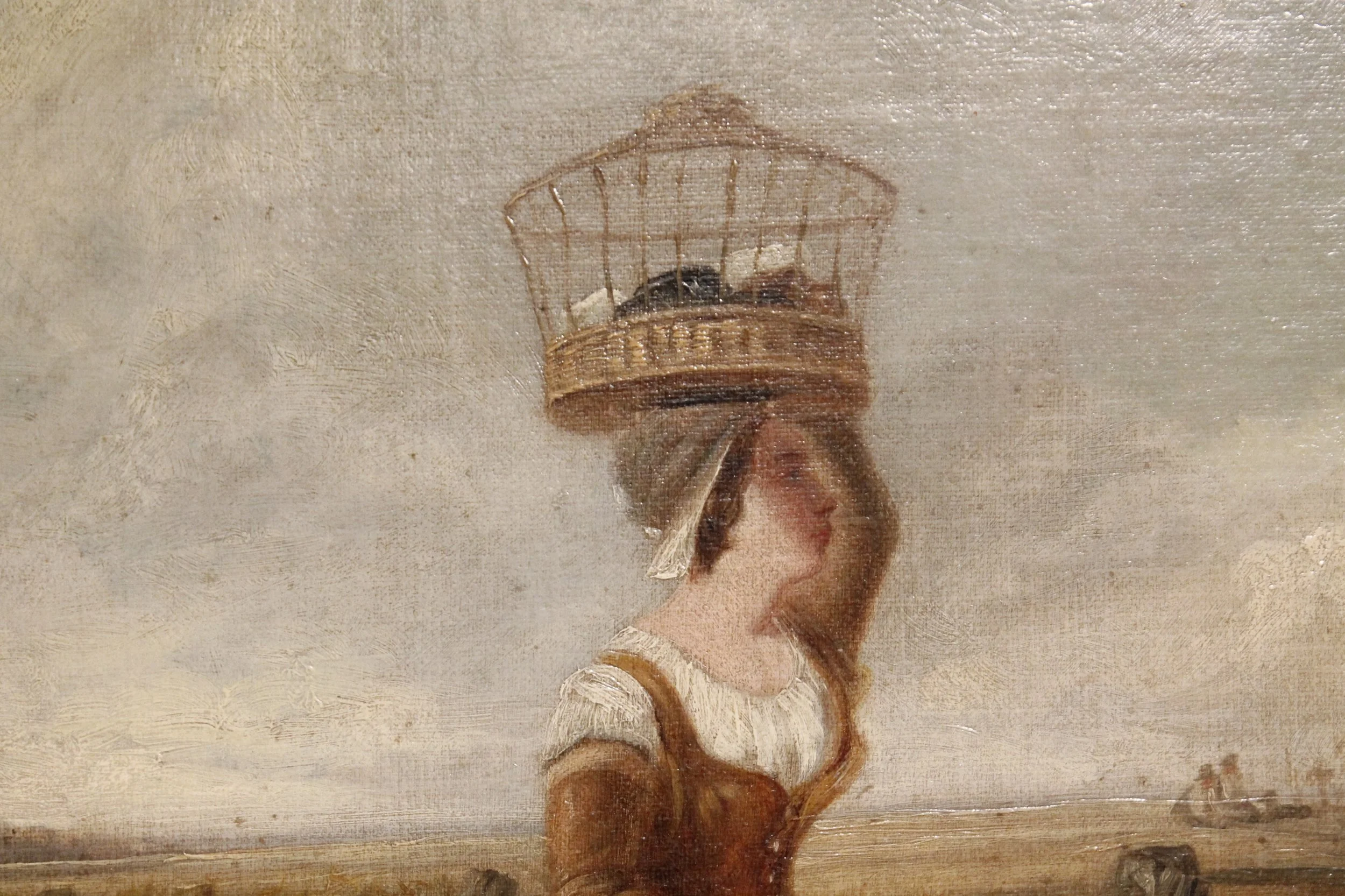 English Landscape Painting with Horses, after Callcott