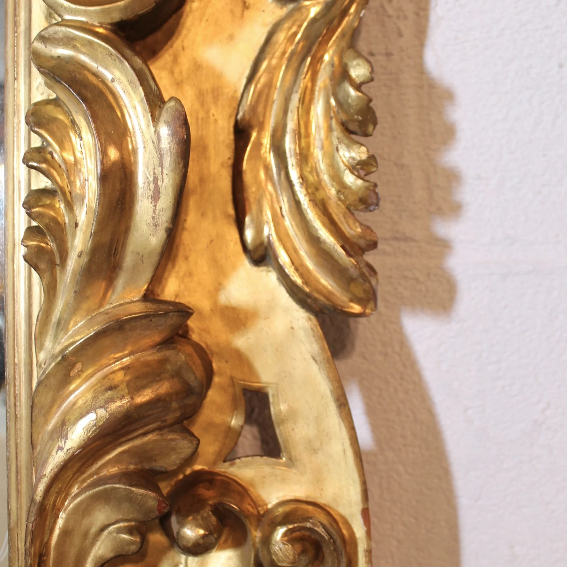 Large-gilt-Wood-Spanish-Italian-Baroque-Style-Mirror (6)-detail