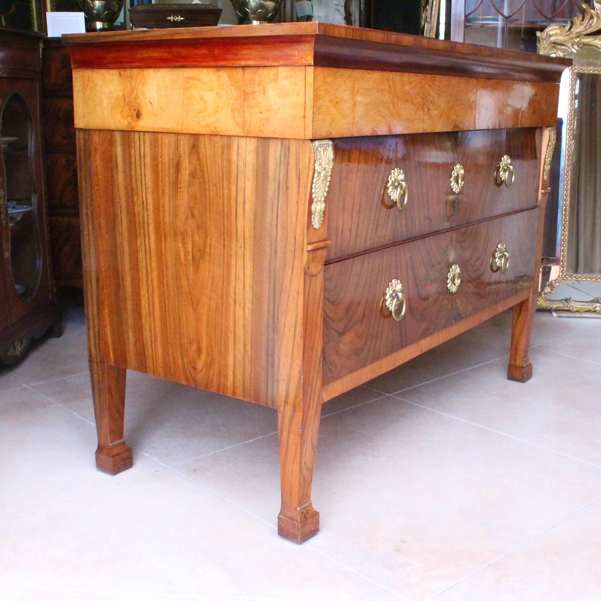 antique-Italian-Neoclassical-Commode-with-Fancy-Brass-hardware (3)-side