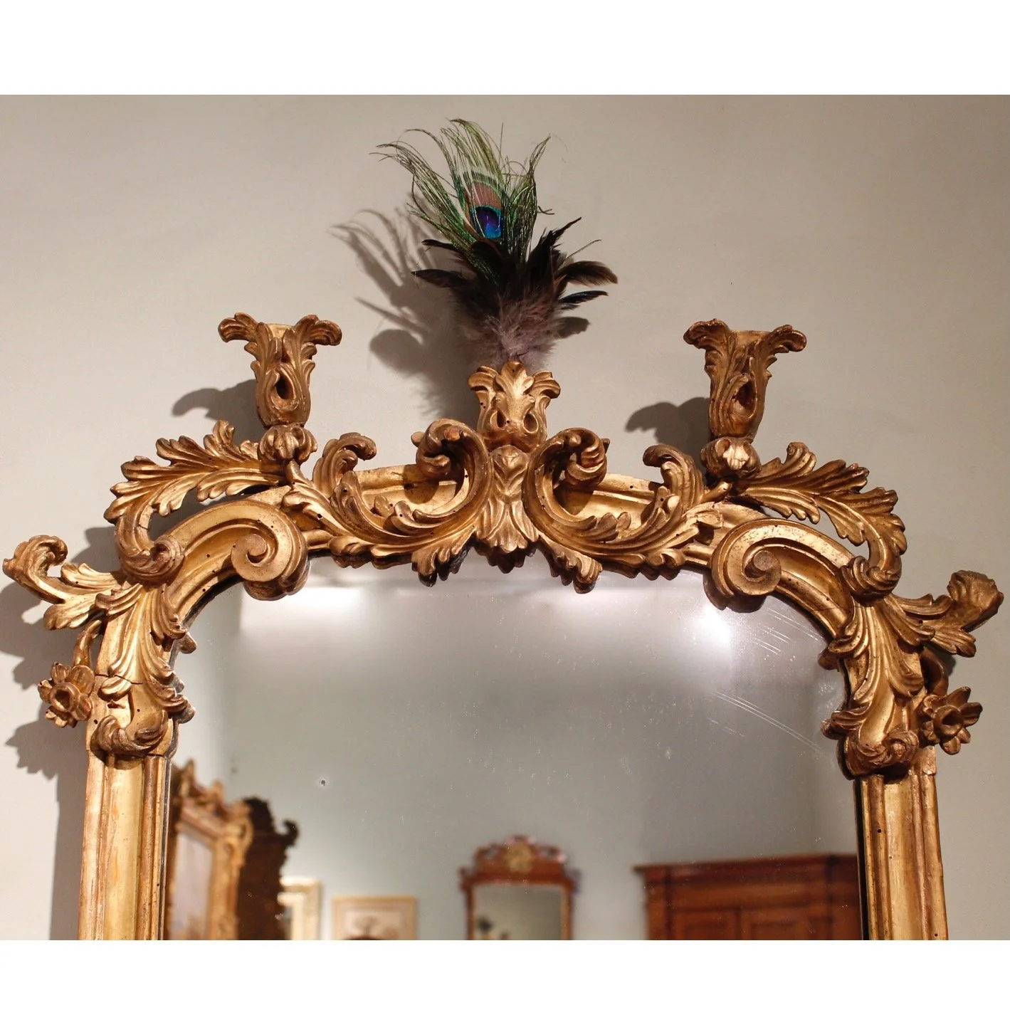 Italian-Giltwood-Carved-Rococo-Mirror-19th-Century-top