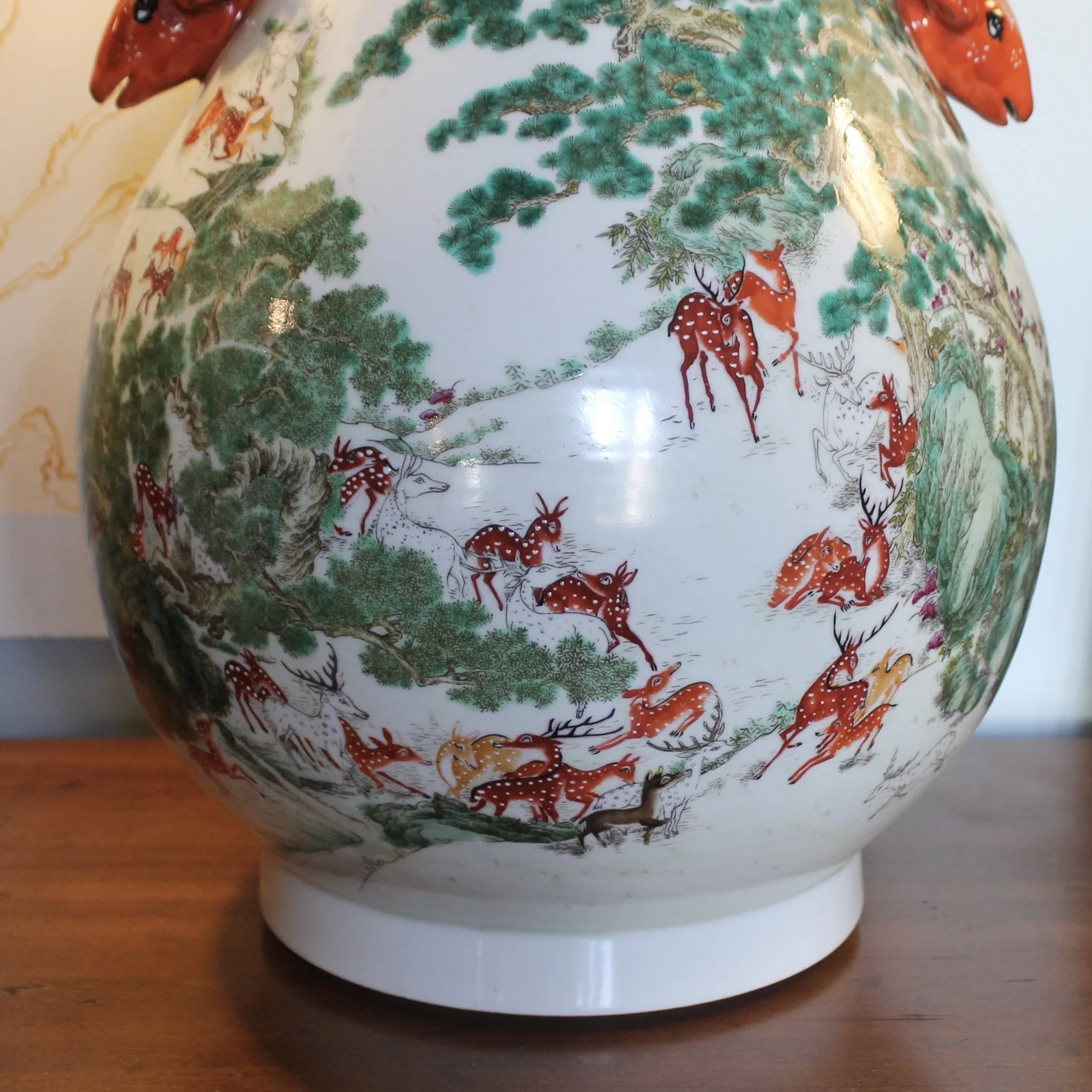 One hundred Blessings Pattern Chinese Porcelain Vase