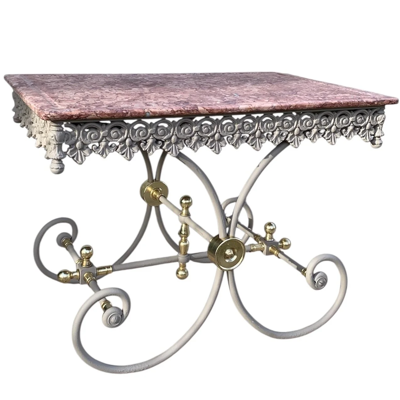 antique-French-Cast-Iron-and-Marble-Topped-Pastry-Table