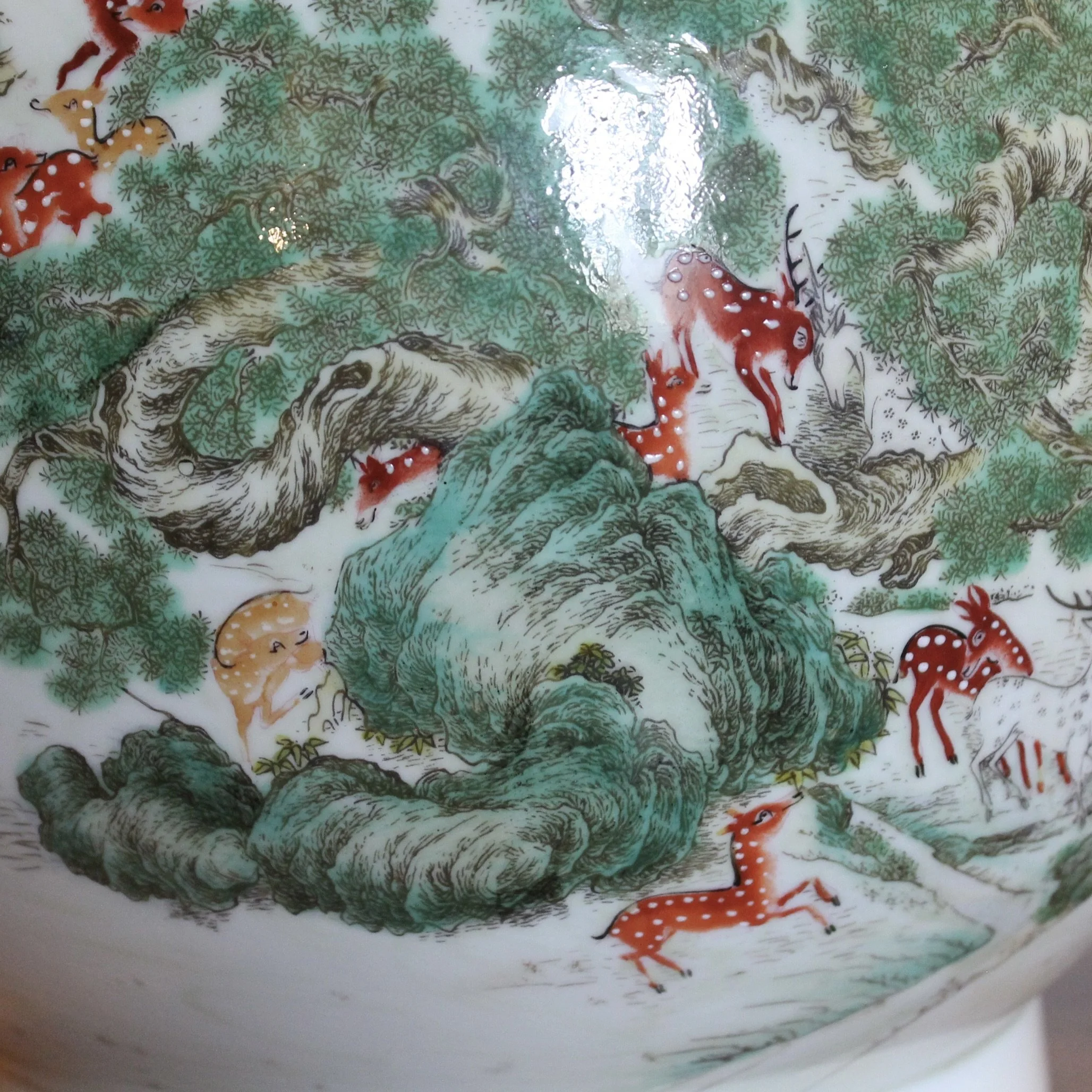 One hundred Blessings Pattern Chinese Porcelain Vase