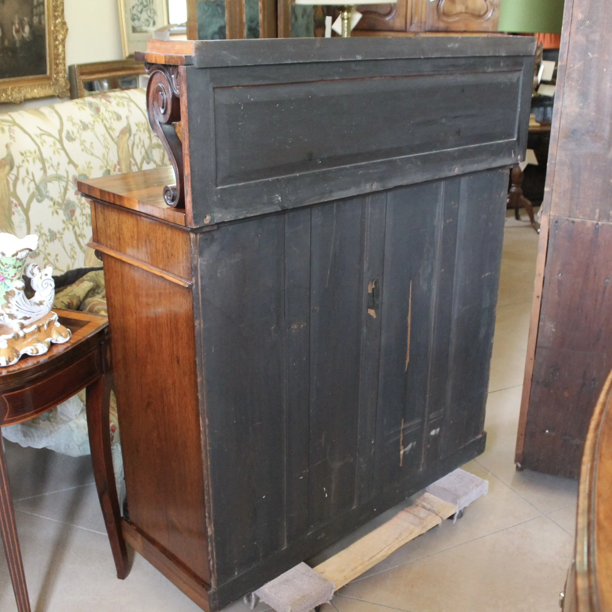 English Regency Georgian Rosewood Chiffonier Cabinet