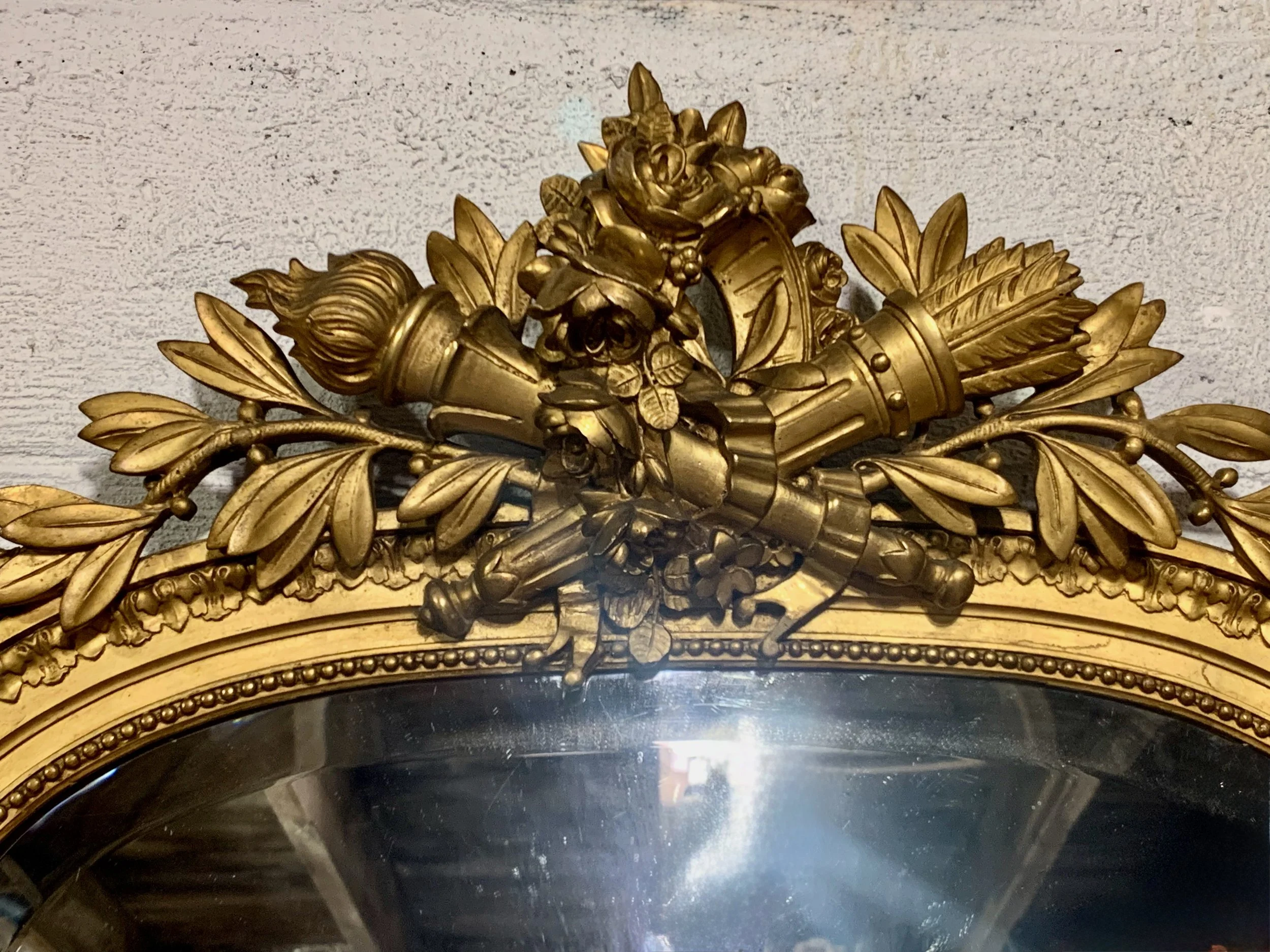 Large-Louis-XVI-Style-Giltwood-Mirror (3)-top