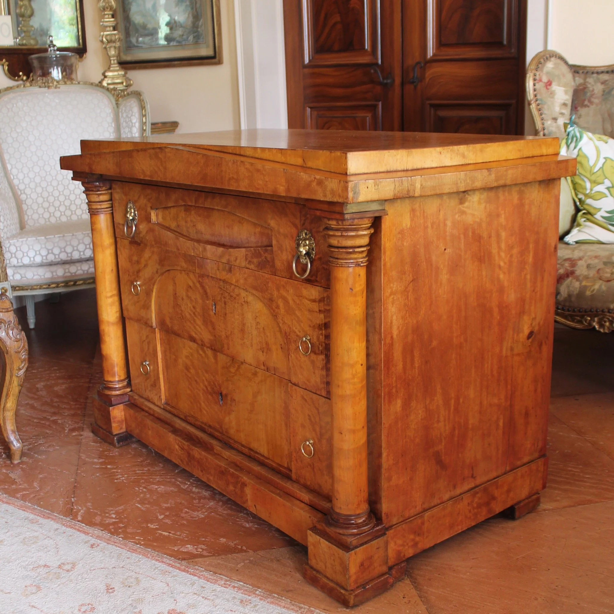 Biedermeier-Birch-Commode-Chest-of-Drawers (11)