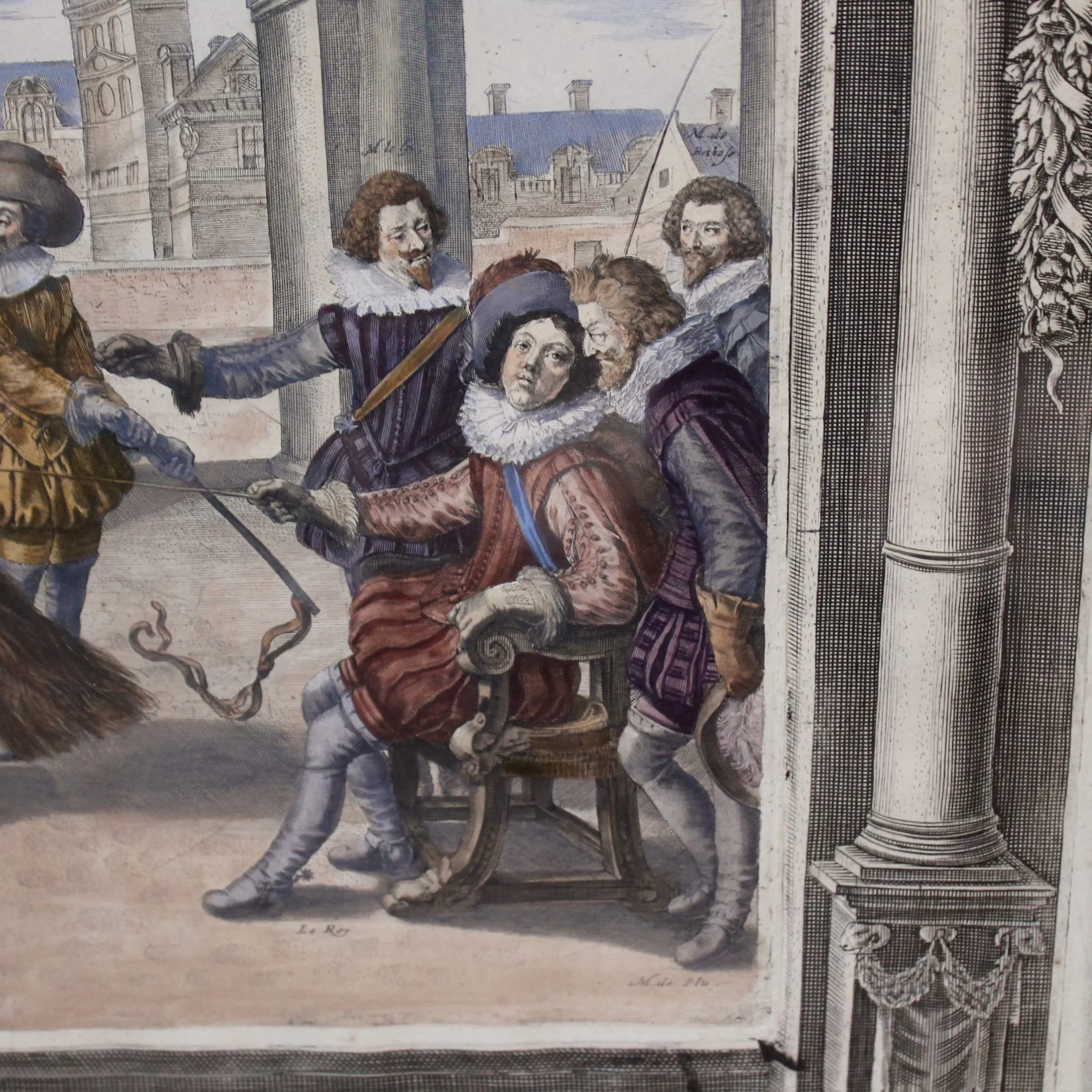 Dressage Engravings, Antoine de Pluvinel, 17th Century