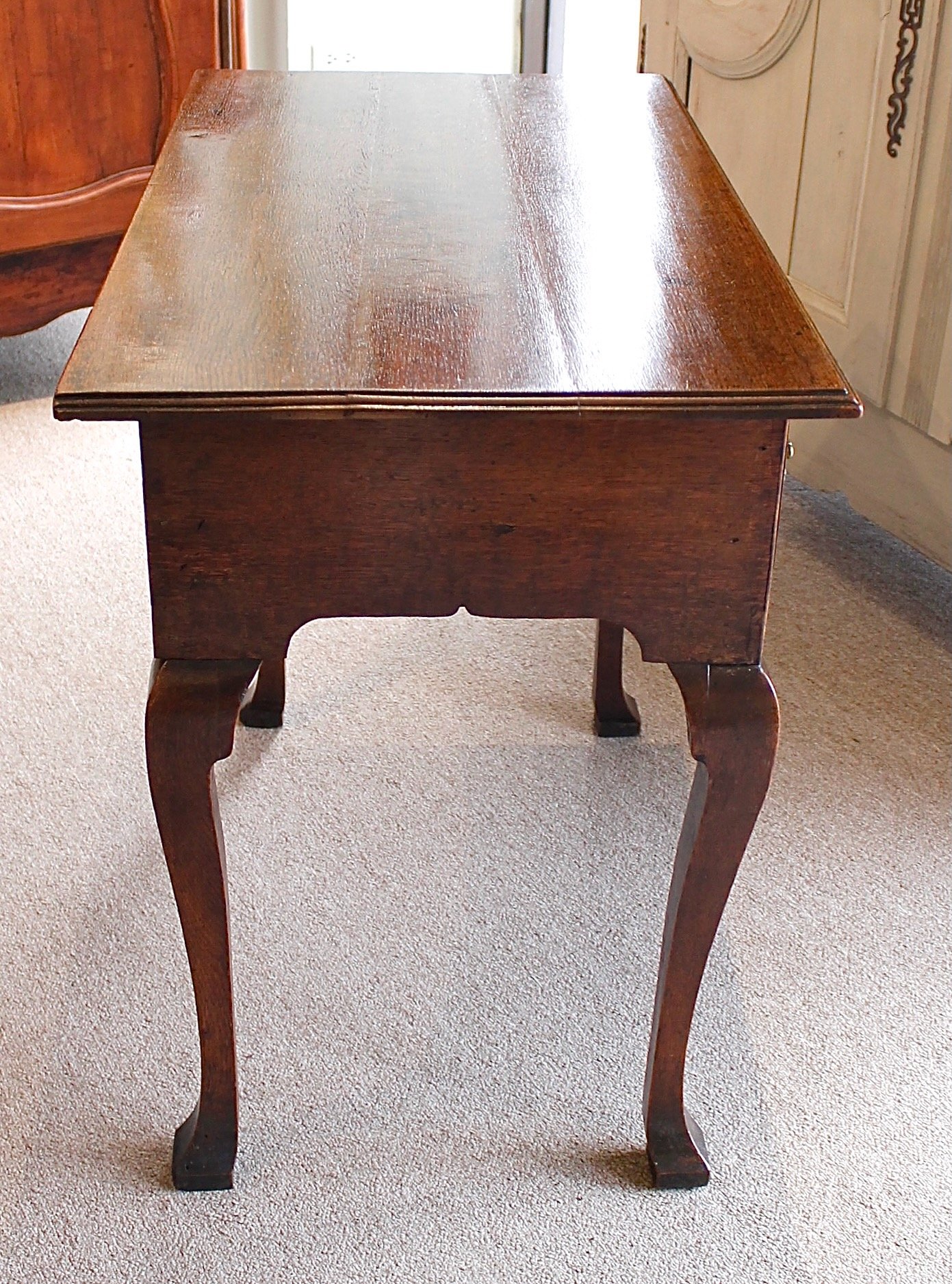 English-Country-Oak-George-II-Georgian-Lowboy (2)