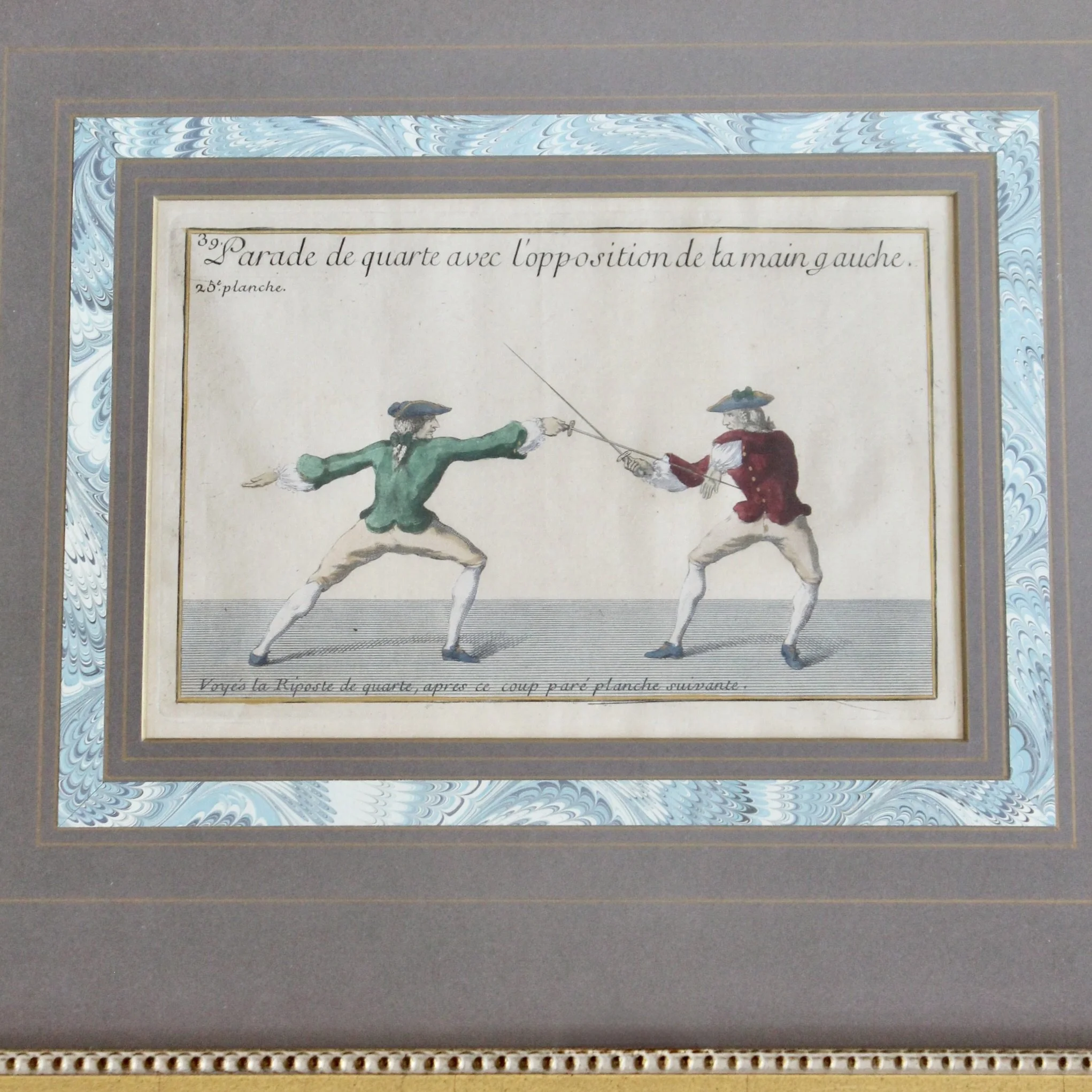 Pierre Jacques François Girard fencing engravings